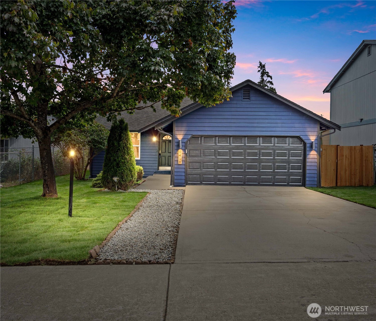 Beautifully updated 3-bedroom, 2-bath Tacoma home with a bright, modern feel throughout! Step inside to a spacious living room highlighted by vaulted ceilings and an open, airy layout. The updated kitchen features modern cabinetry, quartz countertops, updated appliances, and plenty of space for cooking and entertaining. The primary bedroom offers a walk-in closet and private bath. All-new flooring and fresh interior and exterior paint make this home truly move-in ready. An attached garage provides convenient parking and additional storage. Outside, enjoy a fully fenced lot with plenty of room for entertaining, pets, gardening, or relaxing. A thoughtfully updated Tacoma home offering comfortable living, modern finishes, and a functional floor plan!