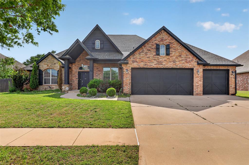 If you’ve been waiting for “the one” in Valencia… this is it.18509 Feliz Drive is one of those homes that just feels right the moment you walk in. Gorgeous hardwood floors, a stunning stone fireplace with built-ins, custom woodwork throughout, and a wide-open layout that actually works for real life.The kitchen is a showpiece, 2 (that's right, 2) oversized islands, built-in appliances, gas cooktop, incredible storage, and beautiful finishes that feel elevated but still warm and inviting. It opens seamlessly to the main living space, making it perfect for entertaining or just everyday living.The split floor plan gives the primary suite privacy on one side of the home, with secondary bedrooms on the other. There’s also a dedicated study plus a second living that could easily function as a 5th bedroom if needed, or a second living/media space for flexibility.Step outside and you’ve got a large covered patio, spacious backyard, sprinkler system, and storm shelter in the garage floor. Energy-efficient construction and thoughtful upgrades throughout.And then there’s Valencia, pools, parks, ponds, playgrounds, splash pads, walking trails, all just down the street.This one checks all the boxes.