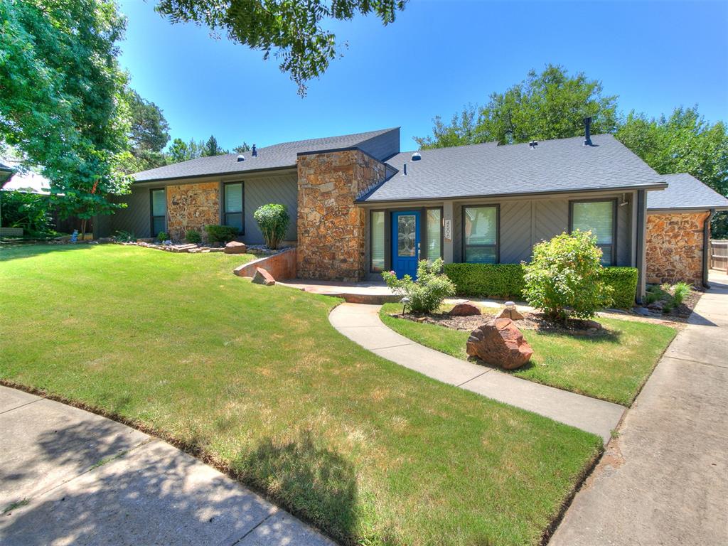 Welcome to this beautifully maintained split-level home in the heart of West Norman’s sought-after Brookhaven addition. Nestled in a quiet cul-de-sac, this spacious 2,800 sq. ft. home offers 3 bedrooms, 2 full baths, 1 half bath, and a flexible floor plan perfect for both everyday living and entertaining. Step inside to find a large main living area with vaulted ceilings, anchored by a cozy fireplace and open to a stunning bonus room filled with natural light from its wall of windows — perfect as a second living area, playroom, or sunroom. A true study provides the ideal space for a home office or library. The updated master suite is a private retreat, featuring a beautifully renovated bathroom with modern finishes and thoughtful design. The two additional bedrooms are connected by a Jack and Jill bath, offering comfort and convenience for family or guests. Outdoors, enjoy your own private oasis with a sparkling in-ground pool (featuring a new liner) and a hot tub — perfect for summer gatherings or relaxing evenings. The backyard offers both open and shaded spaces for lounging or entertaining. Additional highlights include a storm shelter in the garage, spacious kitchen, ample storage, and a layout that offers both separation and flow. Located in an established neighborhood known for its mature trees and proximity to top-rated schools, shopping, and dining, this home truly has it all.