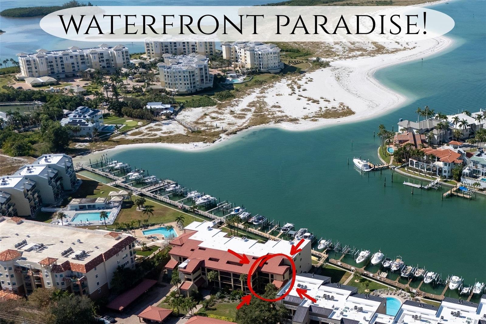 Your Waterfront Escape Awaits on Tierra VerdeFrom the moment you step inside this extraordinary first-floor waterfront condo, you’ll feel the difference. A seamless blend of tranquility and coastal elegance greets you at the door—where your eyes are immediately drawn past the walls of glass to a stunning, one-of-a-kind panorama. This home is nestled in one of only three exclusive condominium communities on Tierra Verde offering such a uniquely diverse and immersive view. Here, you’ll take in the gentle curve of the Grand Canal, the gleaming stretch of beautiful sand beaches, the calm waters of Dents Channel, and the rolling surf of the Gulf of Mexico crashing along Shell Key—including protected views of the untouched natural beauty of Shell Key Preserve itself.Designed to embrace the outdoors, the condo features three oversized, private balconies—each positioned to showcase its own spectacular perspective of the surrounding waterfront scenery. Enjoy sunrises over the canal from the dining room balcony, afternoon light dancing across the waves from the living room balcony, and peaceful evenings off the master suite where salty breezes and soft water sounds create the ultimate coastal retreat. This thoughtful layout seamlessly extends your living space into open-air sanctuaries, perfect for quiet reflection or effortless entertaining.Inside, the home has been beautifully updated with quality and peace of mind at the forefront. The updated kitchen features warm wood cabinetry, offering both style and durability, while floor-to-ceiling hurricane-rated sliders and windows flood the home with natural light and allow you to experience the beauty. Protective shutters add an additional layer of security. Importantly, this unit has NO history of water intrusion or storm damage, and it had no water impact even during past weather events, providing a level of confidence few waterfront opportunities can provide.Comfort upgrades include a brand-new A/C system for reliable climate control and heated flooring on the main living level, a rare and luxurious feature that elevates everyday living. The community amenities feel like your own private resort, featuring a serene heated pool, spa, and a dedicated waterfront entertainment area—ideal for gatherings, celebrations, or simply unwinding after a day on the water.