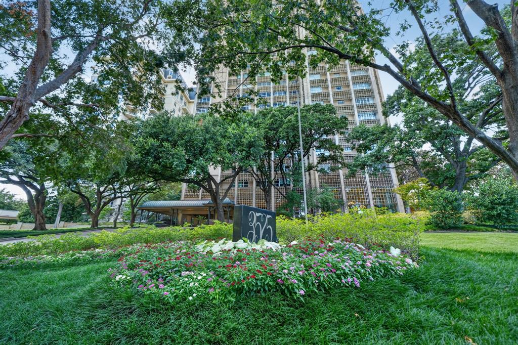 One of the most unique residences at 3525 Turtle Creek, 17B offers an incredible 3,671 square feet and the feel of almost a full double unit. With beautiful views of Turtle Creek and the Dallas skyline, this spacious home offers something you rarely find in a high-rise with three true bedroom suites, each with its own sitting area, office space and ensuite bath. Freshly painted and designed for both comfortable living and entertaining, the home features a large living room, piano room or entertainment space, wet bar and a separate den with fireplace. Close the doors and the den becomes the perfect private cigar lounge, library or spot for a nightcap. A convenient half bath serves guests. The large private kitchen is an entertainer’s dream, with a generous island and its own service entrance. The 24 hour concierge can bring groceries and packages directly into the kitchen through this private entrance, making everyday living incredibly convenient. Two garage spaces and complimentary valet service add to the ease of living at 3525 Turtle Creek. Residents enjoy 24 hour concierge service, a beautiful pool overlooking Turtle Creek, fitness facilities, catering and entertaining space. Step outside to the Turtle Creek walking trails and parks, with some of Dallas’ best restaurants, shopping and entertainment in Highland Park, Uptown and nearby neighborhoods just minutes away. Designed by renowned Dallas architect Howard Meyer and completed in 1957, 3525 Turtle Creek is a historic Modernist landmark listed on the National Register of Historic Places. 17B combines the space and privacy of a luxury home with the service and convenience of one of Dallas’ most iconic addresses.
