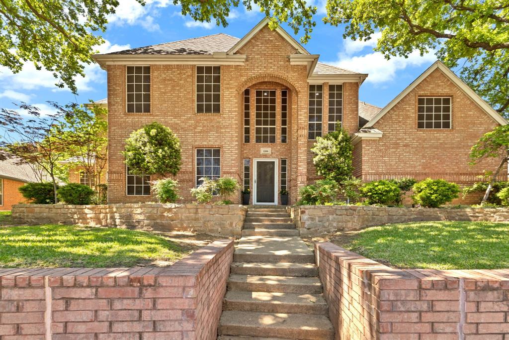 OPEN HOUSE SUNDAY THE 19TH FROM 1-3 PM! Welcome to this stunning Highland Oaks home with a POOL in the highly sought-after Keller ISD! Spacious and thoughtfully designed, the floor plan features a gorgeous master suite with soaring ceilings, a luxurious master bath, and direct access to the backyard oasis. Downstairs you’ll find an additional private bedroom and full bath — ideal for a mother-in-law suite or guest retreat. Upstairs offers a large flexible room with a full-size closet and split bath that works perfectly as a media room, game room, or fifth bedroom, plus two additional bedrooms. The bright, pretty kitchen boasts granite countertops, a breakfast bar, and flows to two dining areas and two living areas — ideal for entertaining. Outside, mature trees and landscaping create a serene setting around a covered patio. All AC units were replaced within the last three years for added comfort and peace of mind.