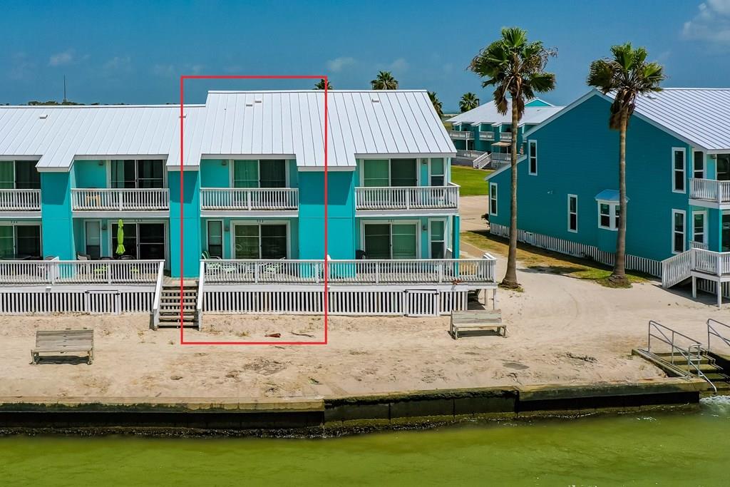 BEAUTIFUL WATERFRONT CONDO! Imagine living just steps from the water! Sandy beach just out the back door. Fishing, boating, swimming & tennis are just a few of the many activities that Kontiki offers to owners. This furnished, 3b/3b condo has a connected private bath for each bedroom. Perfect size for large families and entertaining. Community has 500 ft fishing pier, swimming pool & tennis courts! Boat launch also on property for owners to use. Gated complex and designated parking for each condo unit.. HOA includes Cable, water, trash, security, WIFI and common area maintenance, exterior insurance. Furnished! Come see It!