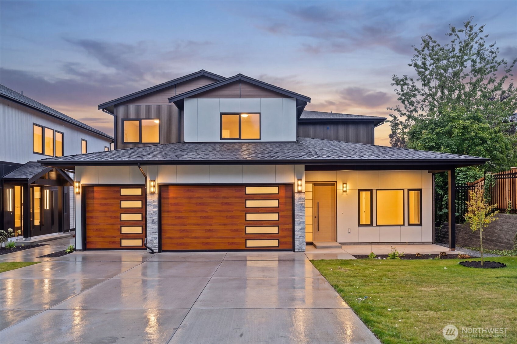 Builder is very open to creative seller financing and generous flexible terms to make this dream home yours today....just ask.   Nestled within the exclusive gated community of Martha Lake Estates, an ultra private enclave of just nine homes high above Martha Lake in Lynnwood. This newly constructed 4,600+ sq. ft. residence redefines Northwest luxury.  Designed for those who accept nothing short of extraordinary, this estate showcases never-before-seen custom features, including soundproof triple-pane windows for absolute serenity, a striking custom-vaulted entry door, and pristine sintered stone countertops that blend timeless elegance with indestructible durability. Outside, your private covered patio deck features automatic privacy shades for seamless, year-round indoor-outdoor living, overlooking a rare flat yard with captivating lake views.  With only two homes remaining in this gated nine-home sanctuary, the opportunity to own here is rapidly closing.   Fully completed and ready for immediate move-in. Claim your place inside the private gates of The Martha Lake Estates before they are both gone!