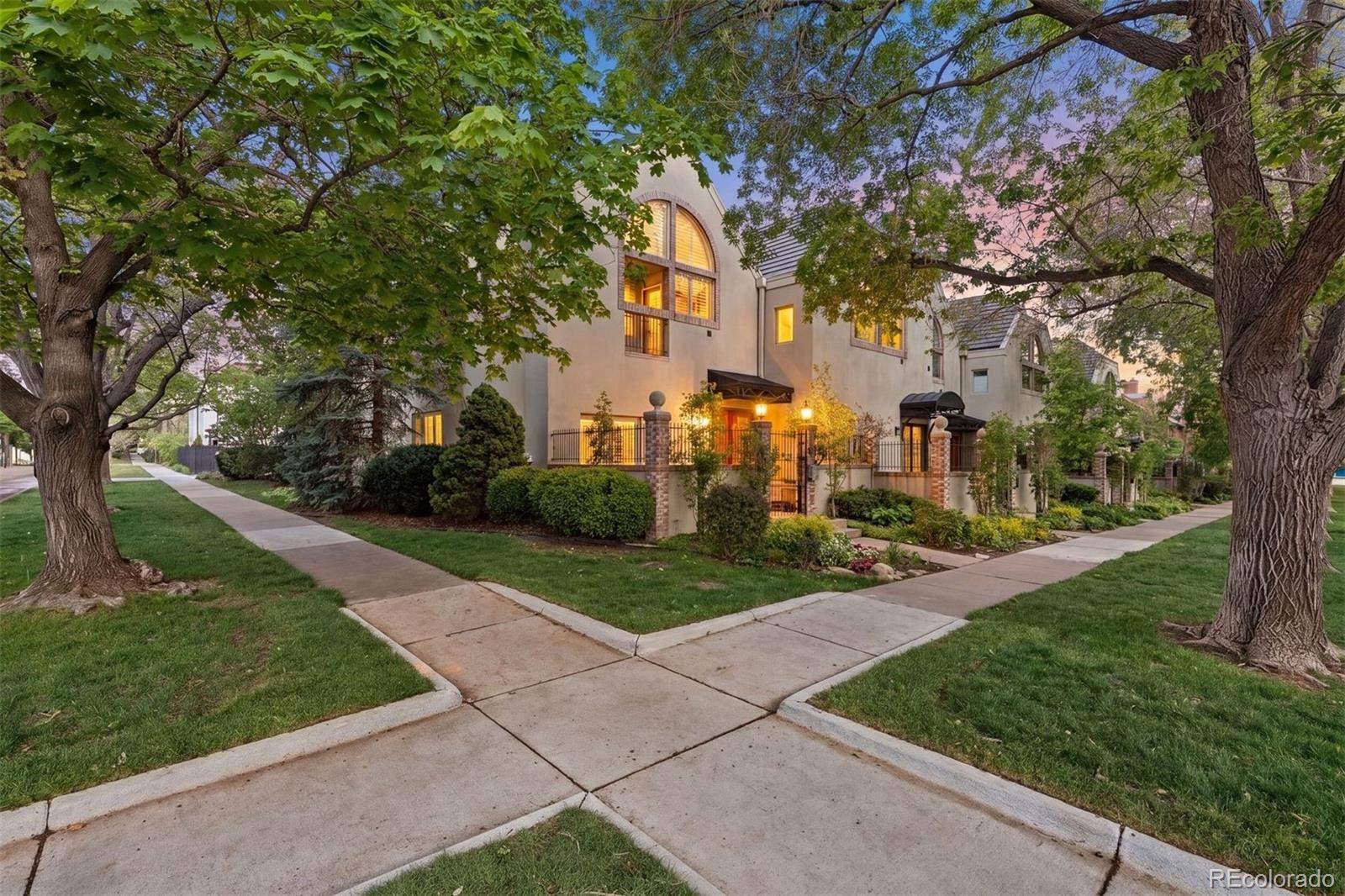 Warm, polished, and move-in ready, this beautifully updated townhouse at 498 Columbine Street offers an inviting blend of style, comfort, and low-maintenance living in the heart of Cherry Creek North. Listed at $1,795,000, the home features 3 bedrooms, 4 bathrooms, and 3,856 square feet of thoughtfully designed space.The sellers have made meaningful improvements throughout, including remodeled bathrooms, fresh designer-selected paint colors throughout the home, and landscaping, along with over $100,000 invested specifically in a new roof and two new HVAC systems. The result is a residence that feels refreshed, cohesive, and ready to enjoy from day one.Spacious living areas create an easy flow for everyday living and entertaining, enhanced by wired sound speakers on the first floor. The home also offers two outdoor living spaces, creating inviting areas to relax, dine, or entertain. The generous bedroom layout provides comfort, privacy, and flexibility, while the home’s major system upgrades offer valuable peace of mind.Set in one of Denver’s most sought-after neighborhoods, the home is located across the street from James N. Manley Park, close to several parks, just one block from Bromwell Elementary School, and offers an incredible walk score, with Cherry Creek North’s renowned restaurants, boutiques, galleries, coffee shops, and everyday conveniences just moments from the front door.With tasteful updates, multiple outdoor living spaces, significant roof and HVAC investments, and an unbeatable walkable location, this Columbine Street townhouse is a standout opportunity in Cherry Creek North.