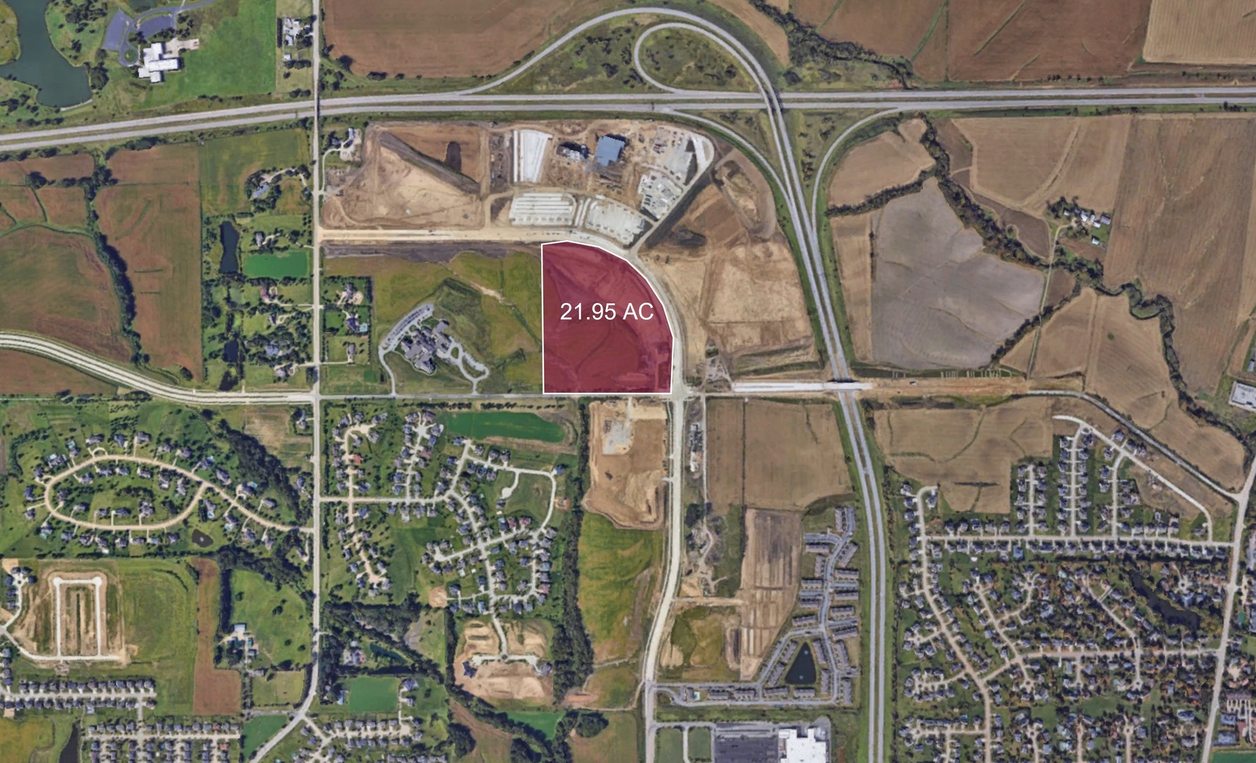 Lot is 21.95 +/- acres located on the Northeast corner of Jersey Ridge Rd and Elmore Ave Priced at $6.50 SF. 107.17 acres available in 6 lots on SW quadrant of I-80 and I-74 Intersection. Excellent Interstate visibility from I-80 and I-74. Rapidly developing area with Rhythm City Casino& Resort, Mills Chevrolet, Kohls, Kahl Senior Housing, Cross Creek Apartments, Super Walmart, Hobby Lobby, and Costco.