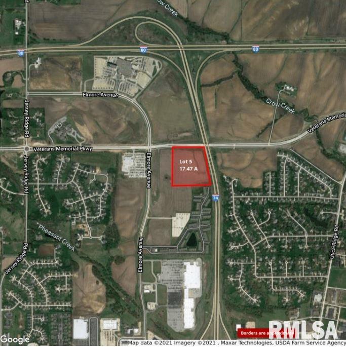 17.47 +/- Acres $9.00 psf FOR SALE on Elmore Avenue. All utilities at street. East side of Elmore extended. Located just North of Wal-Mart and Interstate visibility. Excellent "Big Box" site. Excellent opportunity to join Davenport's new Retail Growth Corridor.