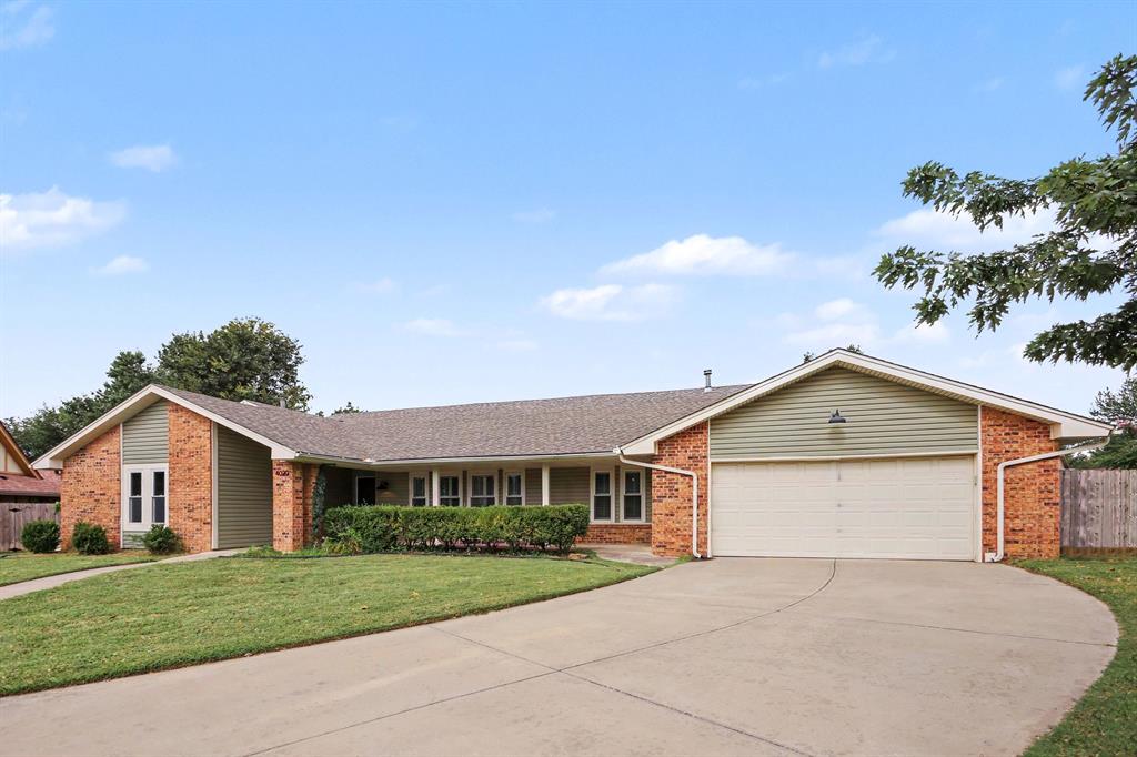 Looking for a home that feels warm, welcoming, and completely move-in ready? This beautifully updated 4-bedroom, 3-bath ranch on Norman's sought-after west side checks all the boxes. Tucked away on a quiet cul-de-sac, you'll love the open layout, soaring vaulted ceilings, and cozy fireplace that make the home perfect for everyday living and entertaining.The heart of the home is the stunning kitchen, featuring rich black cabinetry, butcher block countertops, floating wood shelves, subway tile backsplash, a spacious island, and thoughtful finishes that blend style and function. Throughout the home, the walls have been professionally skim-coated for a smooth, modern finish, giving every room a fresh, updated feel.The spacious primary suite offers a beautifully updated walk-in shower, while three additional bedrooms and two more full baths provide plenty of room for family, guests, or a home office. If you've been searching for a home with character, quality updates, and a location you'll love, this one is ready to welcome you home!