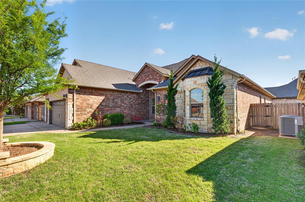 Welcome to this exceptional custom-built home in the highly desirable Sendera Lakes community. Blending traditional elegance with modern functionality, this residence features 4 generously sized bedrooms, 3 full bathrooms, and a dedicated study—ideal for both everyday living and working from home. The open-concept interior showcases a spacious living area highlighted by a crown-molded tray ceiling and a striking fireplace with a wood mantel and raised hearth, creating a warm and inviting focal point. The gourmet kitchen is thoughtfully designed with ceiling-height custom cabinetry, upgraded quartz countertops, a large center island, and premium stainless-steel appliances. A walk-in pantry and separate butler’s pantry with a wine chiller. Natural light fills the breakfast nook through expansive bay windows, while the formal dining room offers an elegant setting for entertaining guests. The primary suite serves as a private retreat, complete with a spa-inspired in suite bath featuring a walk-in shower, jetted soaking tub, and a spacious walk-through closet. Three additional bedrooms and a built-in study with desk and shelving offer flexibility for family, guests, or office use. The utility room is fully equipped with a mud bench, oversized sink, built-in ironing board, and abundant cabinetry. High-end finishes throughout the home include hickory hardwood flooring, crown molding, wood-trimmed windows, granite windowsills, and elevated ceilings in the main living areas. Fresh interior paint and new carpeting ensure move-in readiness. Additional features include a garage-installed storm shelter, a 3-car garage with extra storage, and a 220-volt outlet. The fully fenced backyard is designed for both relaxation and entertaining, featuring dual access gates, a covered patio, hot tub, and a charming treehouse. Residents enjoy HOA amenities including a community pool, park, lake, and clubhouse, enhancing the overall living experience.