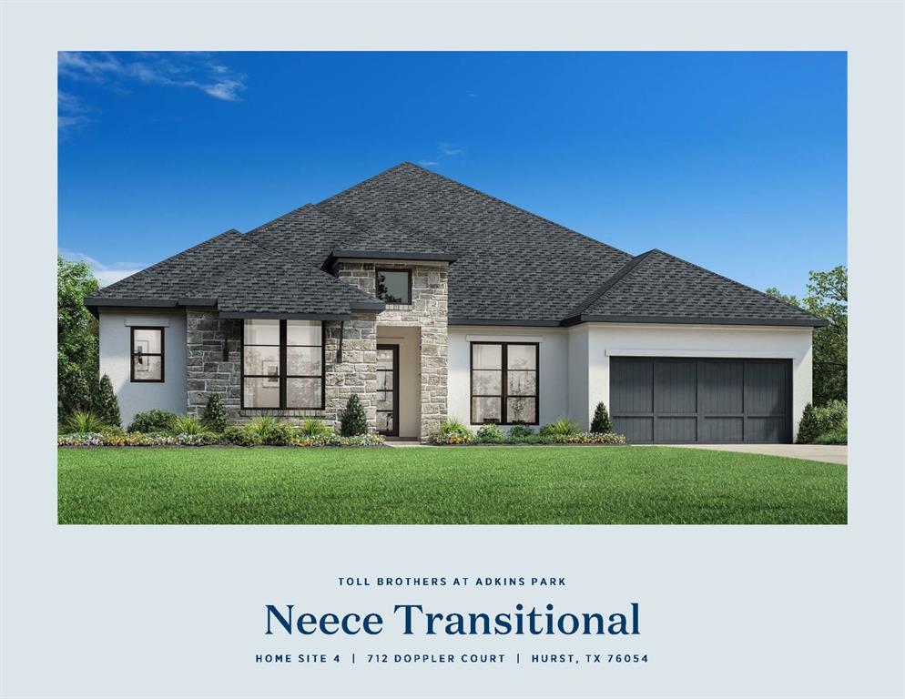 MLS# 21153324 - Built by Toll Brothers - May 2026 completion! ~ The flexible, functional, and beautiful Neece offers exceptional living every day. The elegant foyer hallway with tray ceiling flows past a roomy office and into the stunning great room and casual dining area featuring cathedral ceilings and desirable access to the rear covered patio. Complementing the well-designed kitchen are a large center island with breakfast bar, plenty of counter and cabinet space, and an ample walk-in pantry. The impressive primary bedroom suite is enhanced by a lovely tray ceiling, dual walk-in closets, and a spa-like primary bath with dual vanities, a large soaking tub, a luxe shower, and a private water closet. Secondary bedrooms, two with shared bath with separate vanity areas and private water closet and one with private bath, feature walk-in closets. Additional highlights include a versatile office off the foyer, a spacious flex room off the great room, a convenient powder room, an everyday entry, a centrally located laundry, and additional storage. Disclaimer: Photos are images only and should not be relied upon to confirm applicable features.