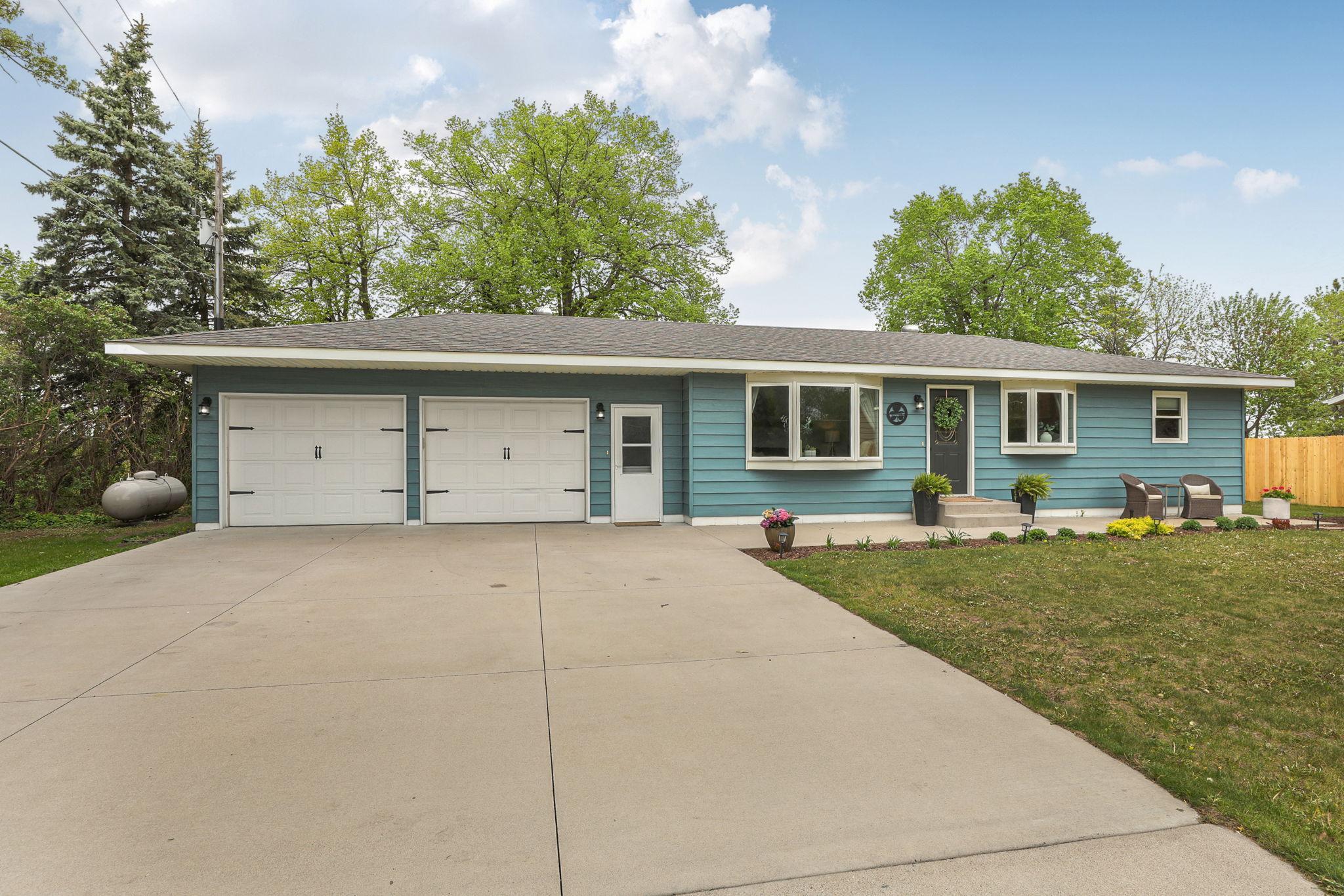 Waterfront living on the Sauk River Chain of Lakes! Situated on over 0.5 acres just outside Cold Spring, this updated 3 bed, 2 bath home offers the perfect blend of privacy and close proximity to town.Enjoy stunning lake views from the kitchen and breakfast nook, featuring stainless steel appliances and a farmhouse sink overlooking the water. Bright main-level living and dining spaces with bay windows bring in natural light and scenic surroundings.Outdoor living shines with a 23x15 deck, 16x15 patio, and designated hot tub area—ideal for relaxing or entertaining. The lower level includes a spacious family room, dry bar, and flexible space for a home office, gym, or guest area.Dock included for immediate lake access. Located just 1 minute from Chain of Lakes County Park with trails and recreation. A great opportunity for year-round living or a weekend lake retreat in a highly desirable location.