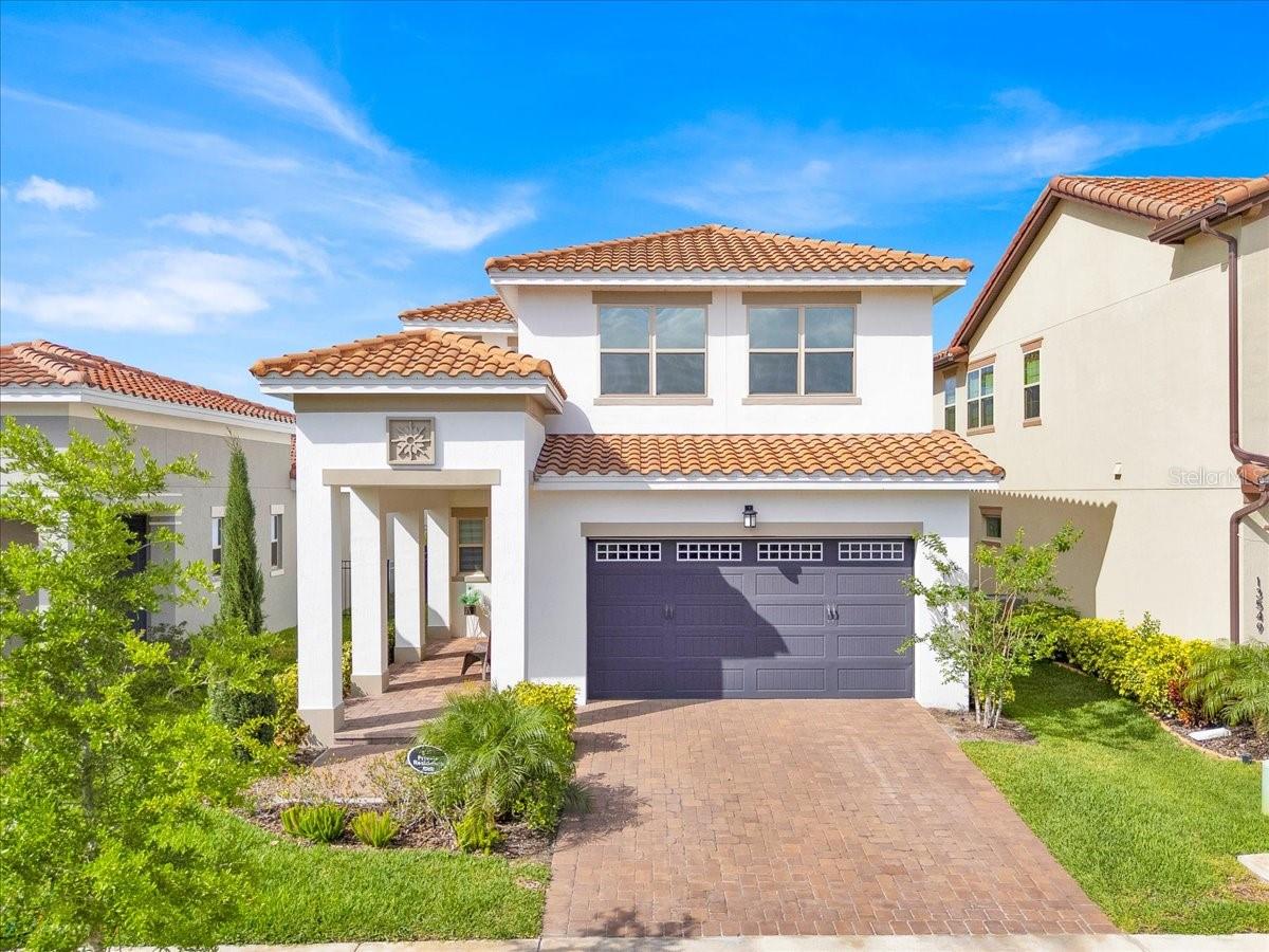 Under contract-accepting backup offers. Stunning like-new home in the prestigious, guard-gated Eagle Creek community in Lake Nona. This beautifully upgraded residence offers 4 beds, 3 baths, plus a flexible office/flex room, and features a private screened-in pool, perfect for both relaxing and entertaining. The home shows like a model, with exceptional attention to detail and premium finishes throughout.The gourmet kitchen is a true highlight, featuring a double oven, full-wall backsplash, high-end quartz countertops, 42-inch cabinetry, stainless steel appliances, a large center island with breakfast bar, and a spacious pantry. Additional storage includes a convenient under-stair closet. Upgrades include ceramic wood-look tile flooring, upgraded cabinetry, and luxury quartz countertops throughout. All bathrooms were built with high-end finishes, offering elegant design and functionality.Upstairs, enjoy generously sized bedrooms and a spacious primary suite with a spa-inspired en-suite bathroom featuring a rain shower, dual sinks, and quartz countertops. Located in a top-rated school district, Eagle Creek offers resort-style amenities including multiple pools, splash pad, fitness center, playgrounds, scenic trails, and a championship golf course. Convenient access to major highways provides easy connectivity to all of Central Florida. Move-in ready and located in one of Lake Nona’s most desirable communities.