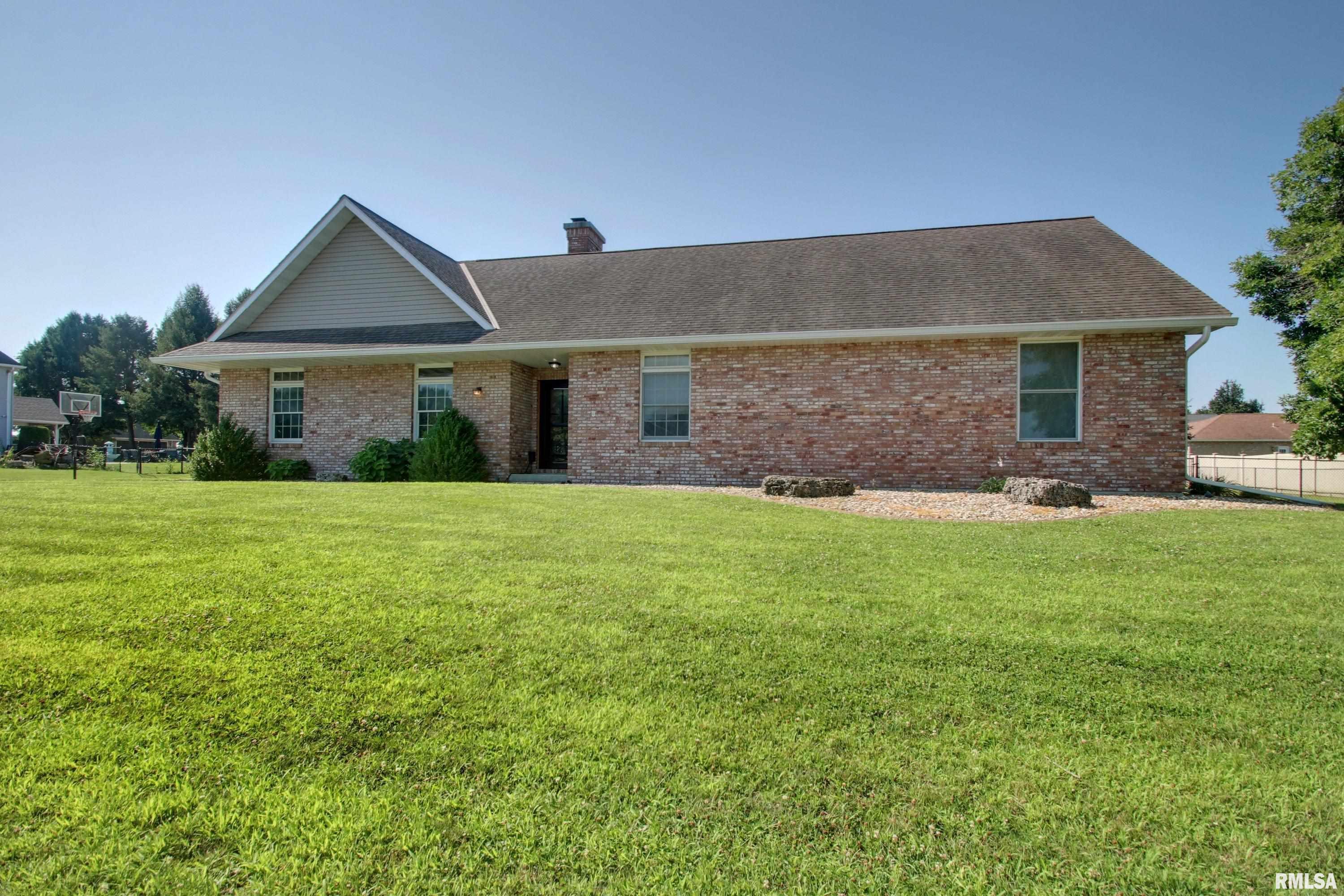 Welcome to 1700 Silverthorne Drive, Quincy, IL! This well-maintained home offers 5 bedrooms plus an office that could easily serve as a 6th bedroom, providing plenty of space for a growing family, guests, or working from home.  The main level features 3 bedrooms, 2 full bathrooms, including a spacious primary suite with a jacuzzi tub and separate shower, plus a convenient half bath off the laundry room. The large living room welcomes you with vaulted ceilings and a cozy fireplace, while the kitchen features granite countertops and opens seamlessly to the main living area. Step through the sliding doors onto the impressive 20' x 40' deck overlooking the fully fenced backyard, complete with a large storage shed for lawn equipment and extra storage.  The finished basement includes a spacious family/rec room with a built-in projector for the ultimate movie night, 2 additional bedrooms, an office that could be a 6th bedroom, a large storage area, and an unfinished full bathroom, offering the potential for 3.5 bathrooms.  Built in 1991 on a solid poured concrete foundation, this home features a 2-car attached garage, flat driveway with a basketball hoop, 200-amp electrical service, sump pump, furnace (2019), and central air (2024). Move-in ready with space, flexibility, and major updates already completed!  Schedule your showing today!