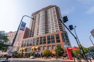2 Bedroom, plus den condo. Den can be used as a third bedroom. High floor with beautiful Lake views. Finished with Brazilian Cherry Floors, George Kovac Lighting. The floor plan is split, allowing for ultimate privacy for guests and owners. In-unit Laundry Room with front loading MAYTAG washer/dryer and additional storage. 2 storage units and 1 garage parking space. Large Balcony with Lake views for relaxing and grilling.