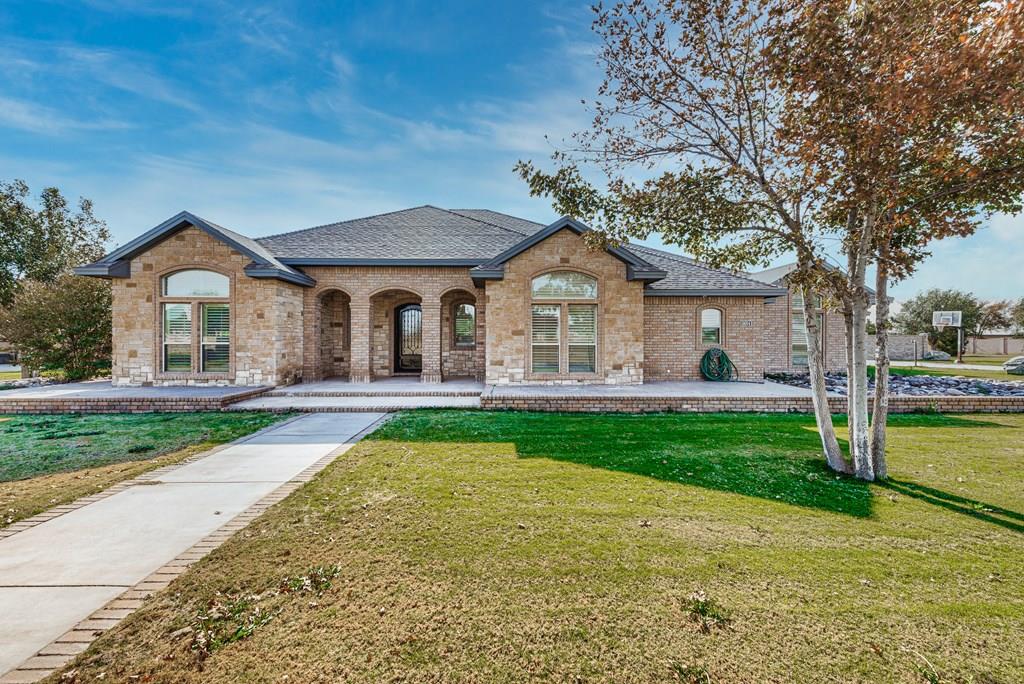 STUNNING ESTATE ON 2 ACRES!  Home features 4 bed, 3 1/2 baths ensuring ample space. Large open kitchen w/built in sub zero fridge. 2 cozy fireplaces inside. Step outside to your private oasis, a perfect spot for relaxation or entertainment, w/a pool and the ultimate "Man Cave" with full kitchen/grill. For the hobbyist, a huge shop w/space for projects in addition to the 3 car garage w/an office space above, perfect for working from home. RO/security system owned. Designed for those who appreciate indoor and outdoor living at its finest. Dont miss your chance to own this extraordinary estate!