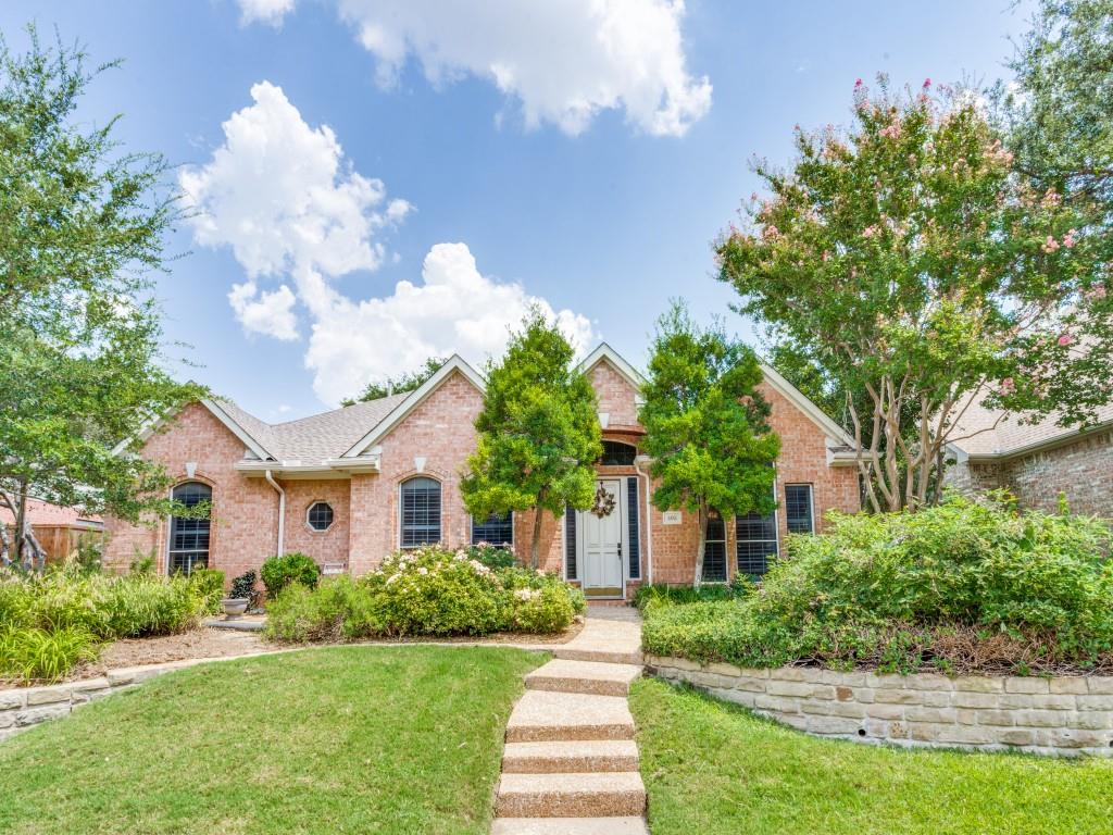 Welcome to this stunning home nestled in one of Allen's most sought-after communities. Thoughtfully designed with both comfort and style in mind, this spacious residence features a desirable floor plan with one bedroom conveniently located upstairs—perfect for guests, a home office, or a private retreat. Enjoy cooking and entertaining in the upgraded kitchen, complete with modern finishes, sleek countertops, and high-end appliances. All three bathrooms have been tastefully renovated with contemporary fixtures and finishes, offering a luxurious feel throughout. With an enclosed backyard with gate access it makes it private while still being surrounded by mature trees. Located within a well-maintained HOA community, residents enjoy access to private amenities including a pool, parks, and walking trails. Situated in a prime Allen location with top-rated schools, shopping, dining, and major highways just minutes away, this home offers both lifestyle and convenience. Don’t miss this opportunity to own a move-in ready home with exceptional upgrades in an unbeatable location!