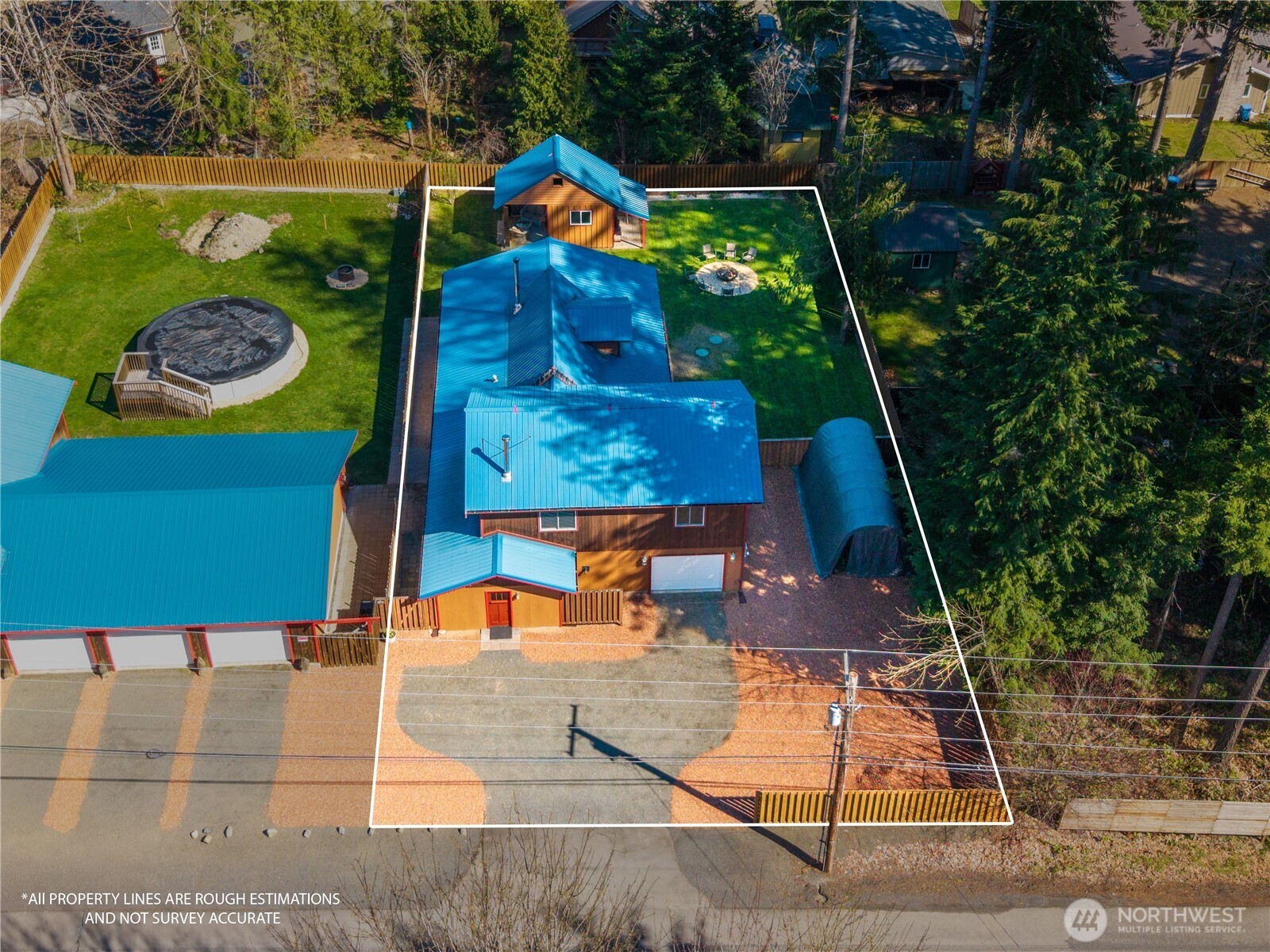 Tucked into the sought after High Valley community, this fully custom built cabin style retreat offers over 2,500 SQ FT of refined mountain living. Surrounded by evergreens and Tatoosh Mountain views, thoughtfully designed with warmth and character, the interior showcases rich wood accents, custom built-ins, vaulted ceilings, and inviting living spaces ideal for relaxing and entertaining. The open concept kitchen is beautifully appointed with butcher block countertops, stainless steel appliances, abundant cabinetry, and a coffee bar seamlessly connecting to the dining & main living areas. Comfort is prioritized with a mix of heating options, including wood stoves, pellet stove, and an energy-efficient Trane system for year round efficiency. All bedrooms feature walk-in closets, while the primary suite and main bath offer a jetted tub, creating a spa like retreat after a day of adventure. Outdoor living shines with a fully fenced yard, covered patios, firepit, and versatile outbuildings. The oversized driveway, attached garage, and RV parking provide ample space. As part of the High Valley community, enjoy access to golf, clubhouse, trails, playground, and seasonal pool. Just minutes from White Pass Ski Area and Mt Rainier National Park, this home offers unmatched access to hiking, fishing, ATV trails, and the Pacific Crest Trail. Whether you’re seeking a private mountain escape or full-time residence, this exceptional property captures the best of PNW living.