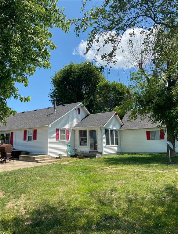 A rare chance to own a peaceful piece of property with land situated in the heart of Lowry City, MO. Home sits on approximately 20 acres minutes away from Truman Lake. Property has two ponds that can be stocked. Walk out to the middle of the land and relax and take in the view while hanging out on the Gazebo. There is a 2-car attached garage and a large storage barn with a garage door as well. There is also a smaller storage shed in the rear of the home. You don't have to worry about stairs in this ranch style home. Home features an open floor plan and everything is on one level.  Seller is responsible for verifying all information including the lot size, use, taxes, etc. Home is being sold In Its Present Condition.