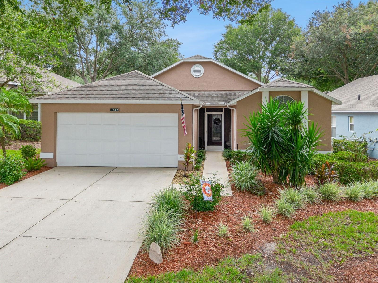 POOL HOME - A truly exceptional opportunity!! Imagine coming home to your own PRIVATE SWIMMING POOL in the heart of Kings Ridge Golf Course Community—a stunning 55+ lifestyle with a multimillion-dollar clubhouse, two beautiful golf courses, 24-hour security, and nonstop fun including, golf, pickleball and tennis. This is Florida living at its best, where days are filled with amenities and events—and nights are made for relaxing in your own backyard oasis. Inside, this move-in ready home is FULLY FURNISHED and features 2 bedrooms, 2 bathrooms, a separate den, a separate kitchen with eating space, plus living room and dining for comfortable everyday living and easy entertaining. You’ll love the feel of engineered hardwood floors in the main living area, along with all window treatments included.  Enjoy peace of mind with impressive updates and care, including new pool pump 2026, pool filter system 2025, A/C 2022 and roof 2012. Kings Ridge is conveniently located near Orlando International Airport, and just a short drive to the magic of Disney, Universal Studios, and SeaWorld.Come home to this rare find as your private pool awaits you!!