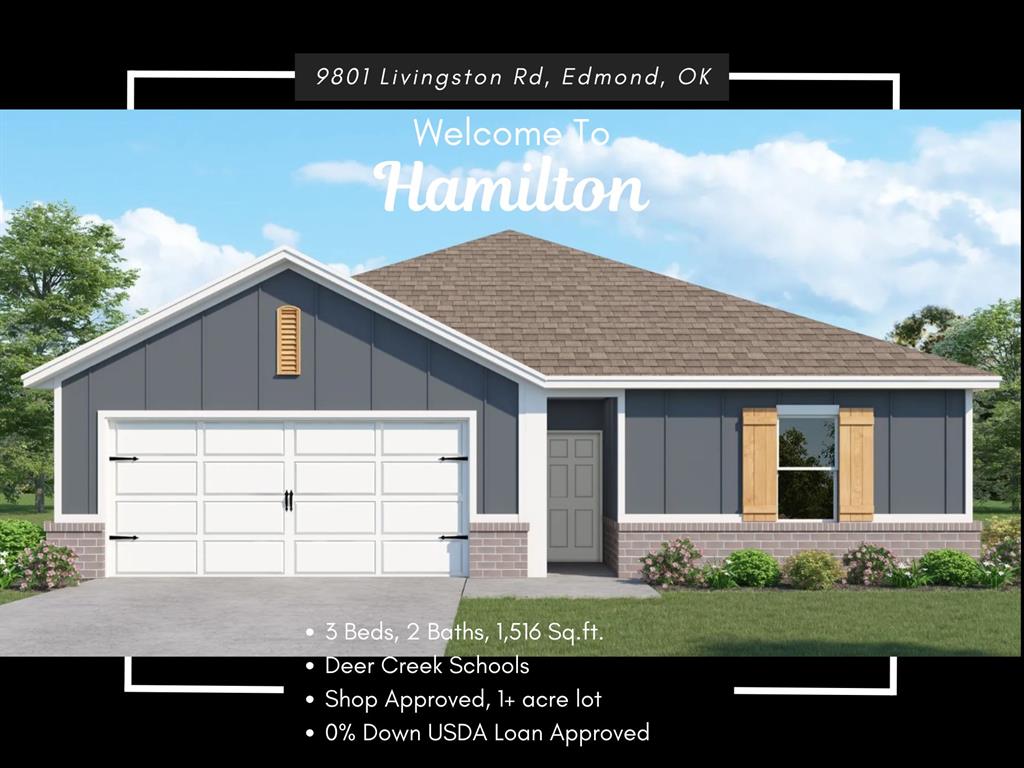The Hartford offers unparalleled craftsmanship and exceptional amenities all at an affordable price! With over 1,500+ sqft., this designer floor plan is truly remarkable inside and out. Want space? This home is situated on a 0.89 acre lot where shops are approved! Features include a kitchen island, spacious master closet, a two-car garage, large windows that provide plenty of natural lighting, a back-patio space, and an open floor plan (great for entertaining). The location can’t be beat as we offer this plan in communities with convenient access to highways for easy access to schools, dining, and local shopping! Need Down payment money? Call today to see if you qualify for the zero-down USDA home loan! Our homes are in the boundaries for this program. Need Down payment money? Call today to see if you qualify for the zero-down USDA home loan! Our homes are in the boundaries for this program. Estimated completion, Mid-January 2026