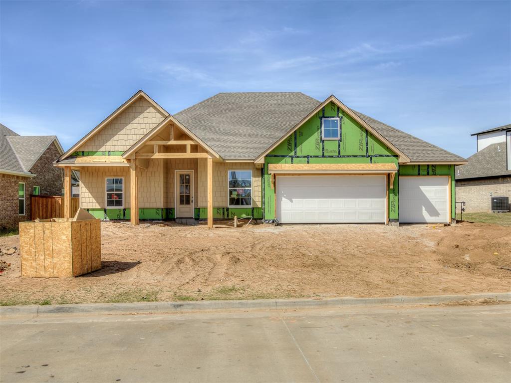 Welcome to this beautiful new construction home in the sought-after Cedar Lane neighborhood, just two miles from the University of Oklahoma campus. This thoughtfully designed home offers a spacious open layout with a stunning vaulted living area that creates a bright, welcoming atmosphere the moment you walk in. Large windows throughout the home fill every room with natural light.The heart of the home features custom cabinetry, a generous kitchen layout, and a walk-in pantry that provides both style and functionality. Just off the main living area, you’ll find a versatile flex space that can easily serve as a home office, guest bedroom, or hobby room.The private primary suite is designed to feel like a retreat, featuring a spacious bathroom with designer tile finishes, an oversized walk-in shower with a rainhead, and a beautiful freestanding tub that adds a true spa-like feel. On the opposite side of the home, two large secondary bedrooms are connected by a convenient Jack-and-Jill bathroom, and each bedroom includes its own walk-in closet.Step outside to the large covered back patio, complete with a cozy wood-burning fireplace — an ideal space for relaxing evenings or entertaining family and friends.Best of all, this home is currently under construction, which means a buyer who acts soon can still choose their own paint colors, lighting fixtures, plumbing fixtures, hardware, and countertops. Don’t miss the opportunity to personalize this home and make it truly yours!