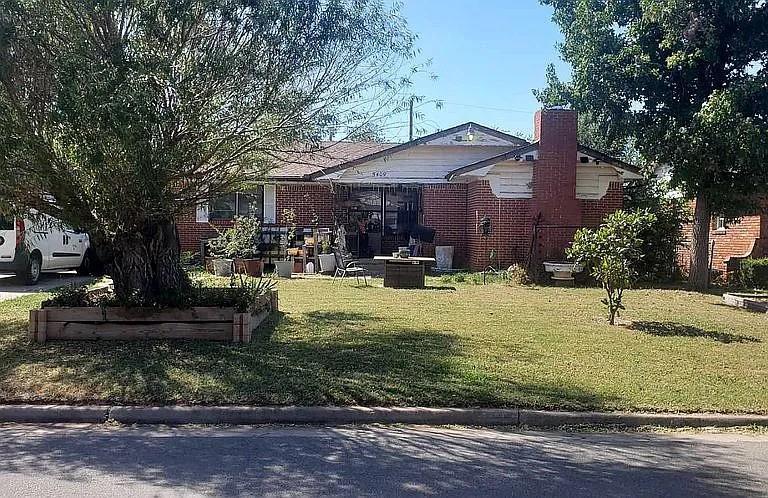 SELLER FINANCING / OWNER CARRY AVAILABLE! Offered at $135,000, this charming 3-bedroom, 2-bathroom home boasts 3 living areas and a cozy fireplace, centrally located near I-240, I-44, and Will Rogers Airport! Move-In Extras: The washer and dryer remain with the home, and brand-new paint and wallpaper materials are included to easily personalize the space. You'll love the major mechanical updates already complete: replacement sewer line (~2 yrs ago), HVAC (~5 yrs old), roof (~8 yrs old), and an updated electrical panel and meter. DIYers and hobbyists will appreciate the huge 720 sq ft detached shop/garage (3-car footprint) equipped with central heat, window AC, 220V power, and a separate electric meter. A rare find with fantastic workshop potential and flexible financing terms!