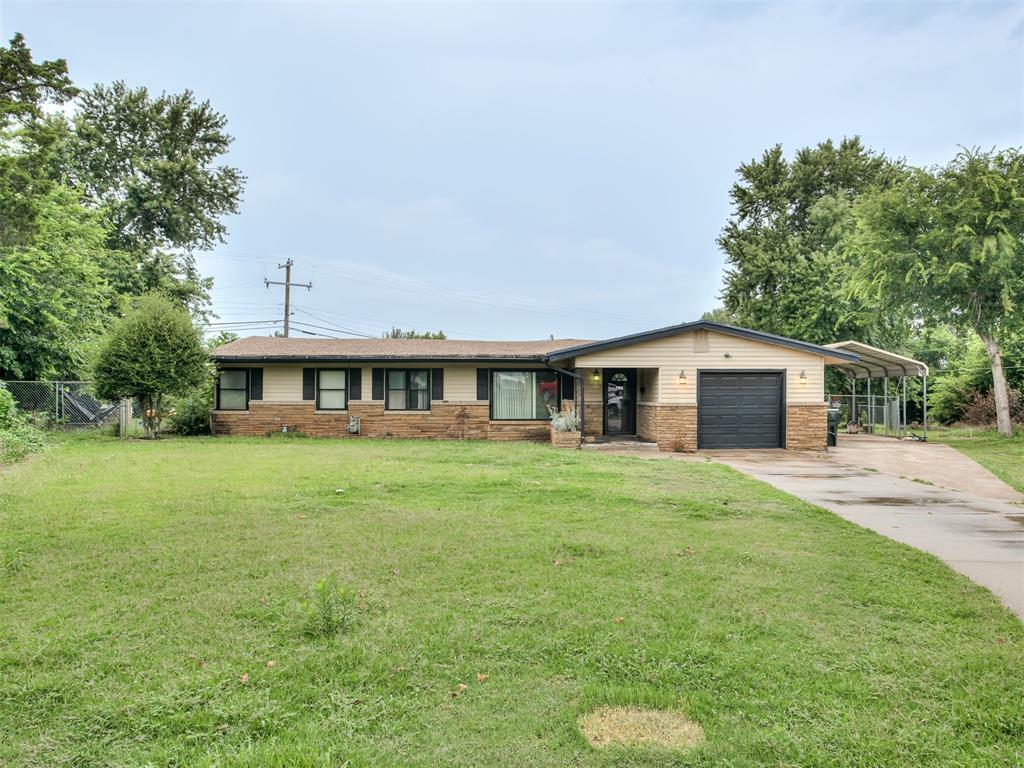 Full of potential and ready for a new owner! This single-story, 3-bedroom, 1-bath home sits on over half an acre and offers plenty of space to make your own. The property features an attached garage, a large yard with room to enjoy the outdoors, and a layout ready for your updates and personal touches. Whether you’re searching for a starter home, rental property, or your next renovation project, this home offers so many possibilities! Conveniently located in Midwest City near schools, shopping, dining, and major highways. Property is being sold as-is.