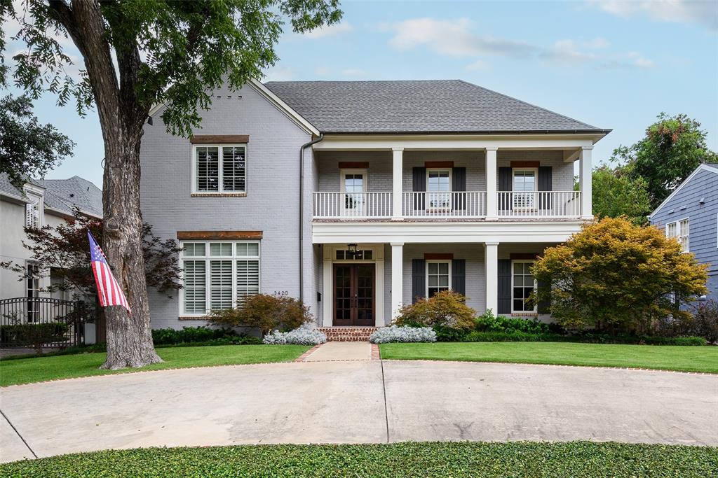 Stunning custom home built in 2015 by Hawkins-Welwood, ideally situated in the fairway on a 70x160 interior lot in the heart of University Park. Offering approximately 6,024 square feet of thoughtfully designed living space, this residence blends timeless elegance with modern functionality.The home features a spacious primary suite on the first floor, along with a private study, while three additional bedrooms—each with ensuite baths—are located upstairs. A second office and an expansive game room provide flexible living and work-from-home options. Designed for both everyday living and entertaining, the home includes two laundry rooms, a well-appointed bar area, and multiple cozy balconies that add charm and character throughout. The backyard is a true retreat, complete with a putting green, large sliding gate, and ample space for outdoor enjoyment. Additional highlights include a Generac home generator and high-quality craftsmanship synonymous with Hawkins-Welwood. A rare opportunity to own a beautifully built home in one of the most sought-after neighborhoods in University Park.