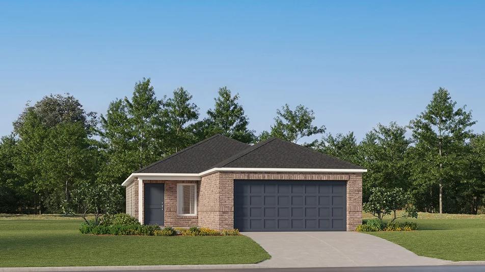 Oakridge Floor Plan - This single-level home showcases a spacious open floorplan shared between the kitchen, dining area and family room for easy entertaining during gatherings. An owner’s suite enjoys a private location in a rear corner of the home, complemented by an en-suite bathroom and walk-in closet. There are two secondary bedrooms along the side of the home, which are ideal for household members and hosting overnight guests. Prices, dimensions and features may vary and are subject to change. Photos are for illustrative purposes only. Everything's Included: Washer/Dryer, Refrigerator, Garage Door Opener, Closing Cost assistance available. Home is currently under construction with anticipated completion in January.