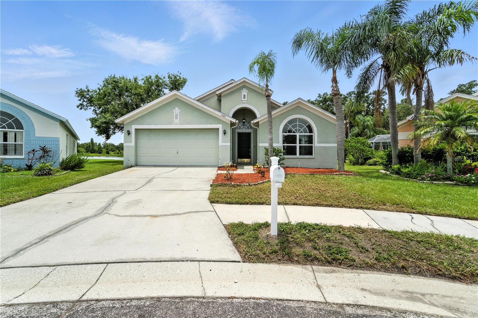This wonderful home shines with possibilities! Nestled in a vibrant community, it offers the perfect blend of convenience, shopping, and restaurants just moments away, alongside a community pool, playground, and park. Immerse yourself in the tranquility of the pond view from your covered lanai in the backyard!

Experience the joy of living in a community that boasts a playground, pool, and park, all with no CDD fees!

The separate dining area invites you to create unforgettable memories with loved ones, while the kitchen with an eating area and spacious living room enhances everyday comfort and connection. 

This home is ideally situated close to the Brandon Mall, an array of restaurants, and provides effortless access to highways.