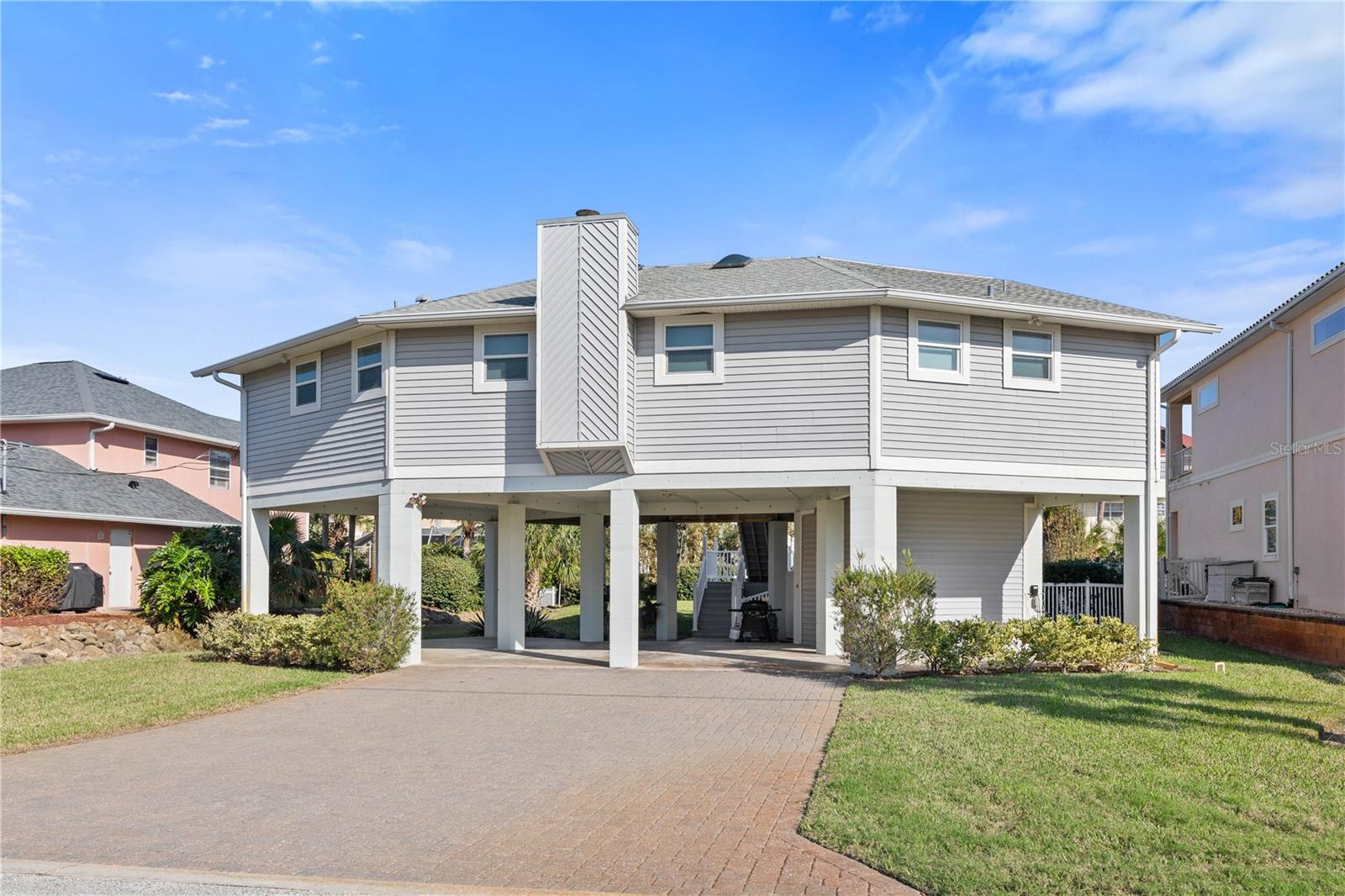 Just steps from the beach in highly desirable Armand Beach, this pool home puts you approximately 200 yards from the ocean with no HOA. The 2-bedroom, 2-bath home offers 1,364 square feet of living space, a private pool, and a spacious lot, giving you the opportunity to enjoy the beach lifestyle without giving up your own outdoor space. The location is the real standout—walk to the beach, spend the day by the pool, and come home to a quiet residential setting surrounded by some of Palm Coast's most sought-after coastal properties. Whether you're looking for a full-time residence, beach getaway, or investment opportunity, this is a rare chance to own a pool home this close to the ocean in Armand Beach. All furniture included in sale, but deck next to left bathroom does not convey.
