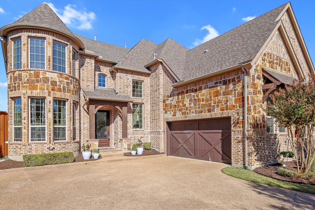 Located in one of Frisco’s most desirable gated communities Richwoods, this home offers the peace of mind of 24-hour security along with an exceptional lifestyle. Residents enjoy exclusive access to premium amenities, including a fitness center, resort-style pool, walking and biking trails, and multiple playgrounds—all within a vibrant, family-friendly neighborhood.Step inside this stunning two-story home, where luxury and comfort come together effortlessly. Designed with an open and airy layout, the upstairs overlooks the main living area below, creating a sense of space and connection throughout. The open-concept kitchen, dining, and living areas flow seamlessly, enhanced by vaulted ceilings and beautiful balcony views from the second floor.The spacious primary suite serves as a private retreat, complete with dual vanities, a soaking tub, a separate shower, and two walk-in closets. A conveniently located fourth room which has endless possibilities offers both comfort and privacy. For entertainment, the dedicated theater room provides the perfect setting for movie nights and more.Step outside to a large, private backyard—ideal for hosting gatherings or enjoying quiet moments of relaxation.This home blends modern luxury, thoughtful design, and everyday functionality—all set within a secure, amenity-rich community in the heart of Frisco, Texas.