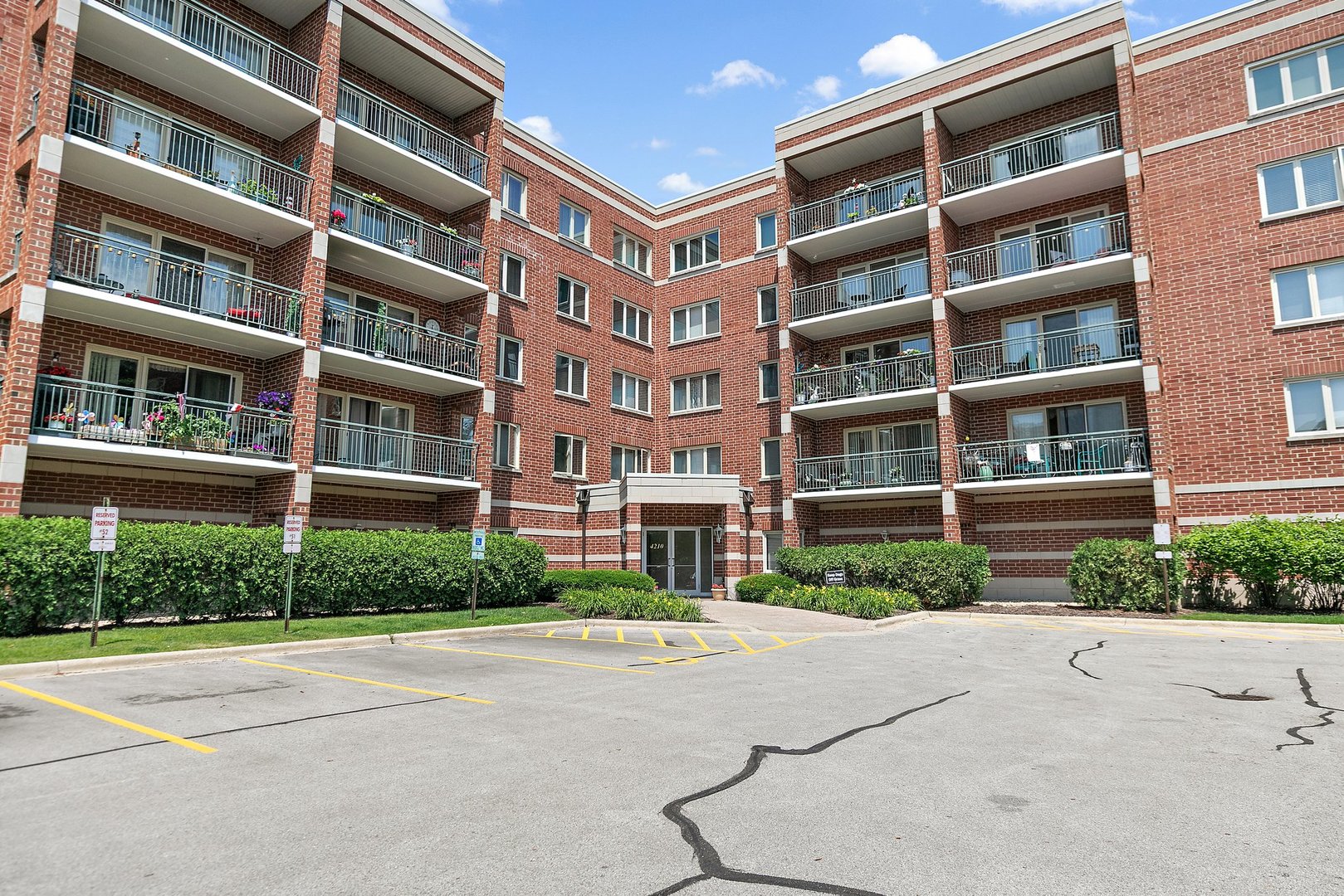 Remodeled 2-bedroom condo in a highly desirable Glenlake Condominiums Community. Everything has been updated in this beautiful 2nd floor condo. Some of the features include an open concept kitchen/ living room with a dining peninsula, lots of cabinets, stainless steel appliances, quarts countertops, pantry, and minifridge. Large living room, hardwood laminate flooring throughout, balcony, laundry in unit.  Master bedroom with a walk-in closet. Luxuries bathroom.  Elevator & pet friendly building, parking spot (#40) located in the heated attached garage and a storage room. Lots of additional parking in the front of the building.   This beautiful cul-de-sac complex is very well maintained, professionally landscaped with a pond & fountain, walking paths, outdoor swimming pool & jacuzzi.  Great location close to shopping, I90/I94.  Property tax currently doesn't include any exemptions.