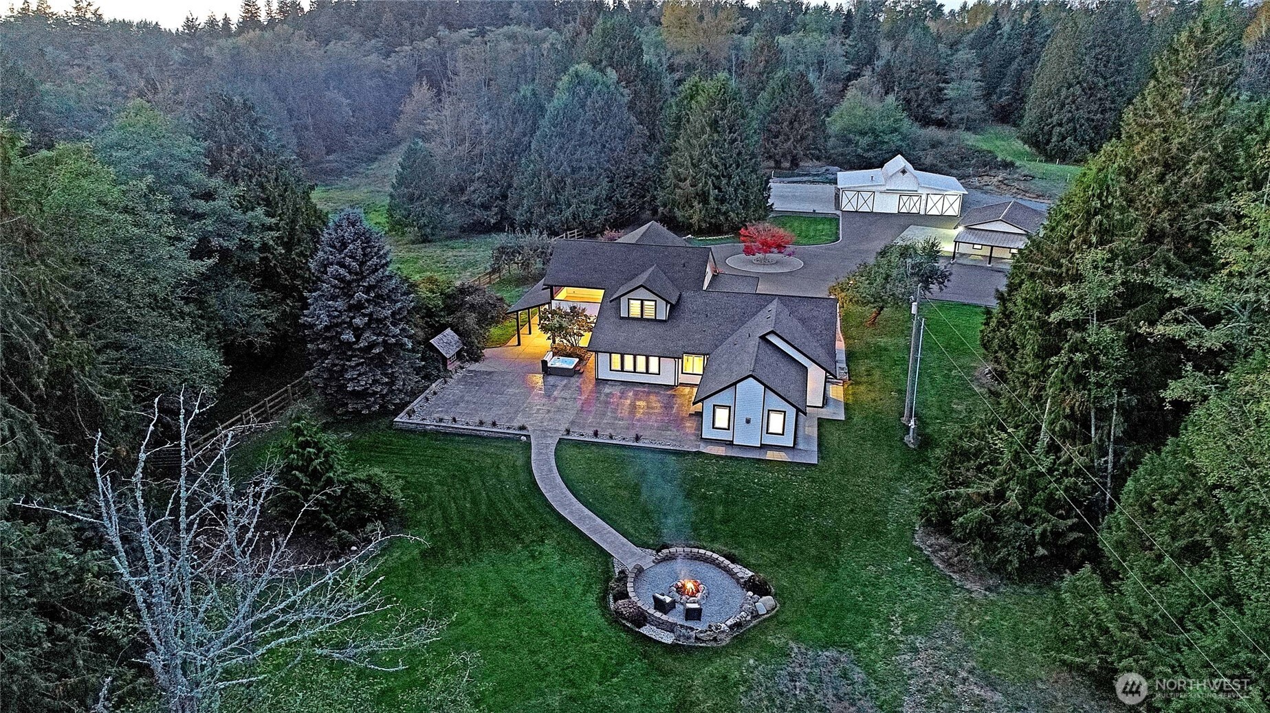 Stunning Bulson Luxury-Home on 13+ Acres with Shop, Barn, Pasture & Gated/Paved Privacy! First time on market, home has been remodeled w/ no-expense spared for 2023 modern-convenience and systems. Custom millwork, vaulted ceilings and a Lavish main floor primary-suite. Oversized guest bedrooms w/ walk-in closets. Open loft, bonus room, office, dining, living and family rooms. Decks, patios, entertaining areas abound. Multiple fireplaces, heat pumps (AC) and covered outdoor living spaces. Detached finished shop w/ heat and power plus a giant barn with endless options (Wedding venue, hobbyist, cars/woods/orchard/horses?). Sport-court, professional landscaping, circular drive, all surrounded by privacy. Newer Septic and Big Well. Welcome Home.