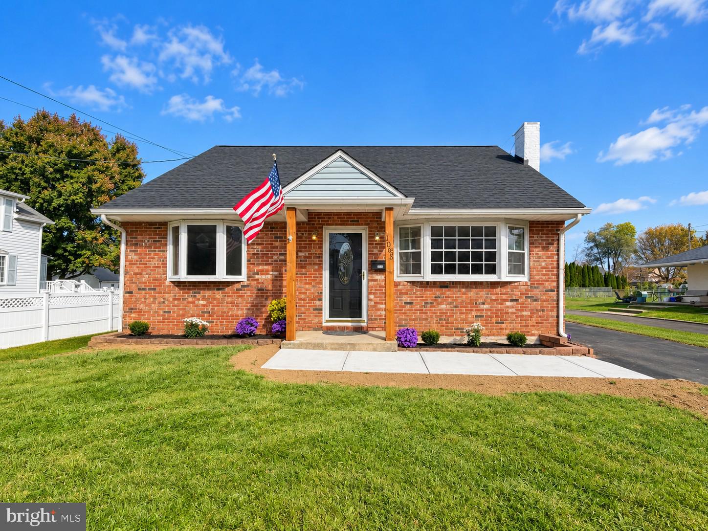 Welcome to 1085 Cedar Avenue, a beautifully updated Cape Cod in Bensalem offering fresh finishes, flexible living spaces, a detached garage, and a fenced backyard.  Step inside to a bright and inviting main level filled with natural light from an abundance of windows. New luxury vinyl plank flooring flows through the living areas, while the beautifully refreshed fireplace, featuring new stonework and a new mantel, creating a warm and welcoming focal point.  The updated kitchen features new granite countertops, a stylish new backsplash, a new refrigerator, and champagne-toned cabinet hardware. An adjacent dining area makes everyday meals and entertaining easy, while a spacious bonus room along the back of the home provides even more room to spread out. A separate utility room offers convenient laundry space.  The main level also includes a bedroom with new carpeting and an updated full bathroom featuring a new vanity, subway tile, and champagne-accented fixtures.  Upstairs, the private primary suite offers its own retreat with new carpeting, two generous closets, and a beautifully updated full bathroom. Striking black tile pairs with champagne-toned fixtures, a new vanity, and updated lighting to create a distinctive, modern finish.  The finished lower level offers even more possibilities! Featuring new luxury vinyl plank flooring, an additional living area, and a separate finished room with its own private half bath and potential for a third bedroom, this level provides valuable flexibility, Bilco doors in an adjoining basement area provide convenient exterior access.  Outside, the fenced backyard offers space to relax and entertain, complemented by fresh landscaping and a detached garage. A brand-new roof installed in September 2026 adds to the home’s many recent improvements.  Conveniently located near shopping, dining, and major highways, yet situated on a low-traffic dead-end street, 1085 Cedar Avenue offers the best of both convenience and a neighborhood setting. With thoughtful updates throughout and room to make the space your own, there’s so much to appreciate about this home!