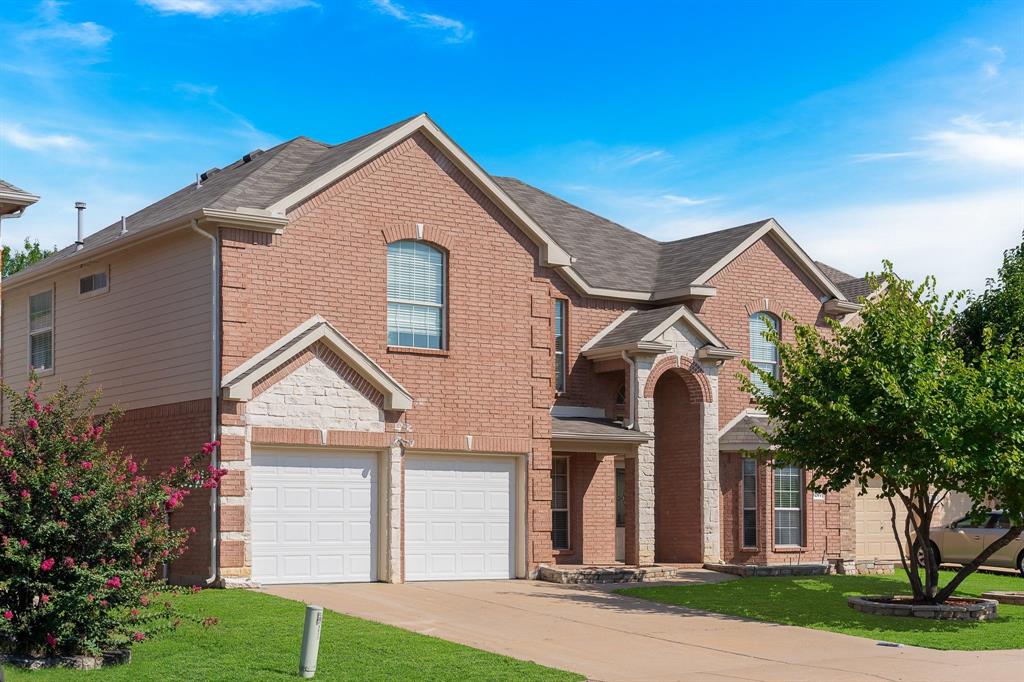 Welcome to this beautifully maintained First Texas Home, where timeless design meets modern comfort. From the striking stone and brick elevation to the soaring ceilings, this spacious 5-bedroom home offers the perfect blend of elegance and functionality.Step inside to an open, light-filled floor plan featuring luxury vinyl Plank flooring and ceramic tile throughout the house- NO CARPET! The thoughtfully designed layout includes formal living and dining rooms, a private study, and an inviting family room that flows seamlessly into the kitchen.The chef-inspired kitchen features a large center island, granite countertops, stainless steel appliances, abundant cabinetry, and a sunny breakfast area, ideal for everyday living and entertaining. Upstairs, a wrought-iron staircase leads to a spacious game room, providing additional space.Modern bathrooms with granite countertops add a stylish touch, while the flexible floor plan offers room to grow, work, and relax. Conveniently located near shopping, dining, parks, and major highways, this home combines comfort, space, and accessibility in one exceptional package.Don't miss your opportunity to make this beautiful home yours. Schedule your private showing today!