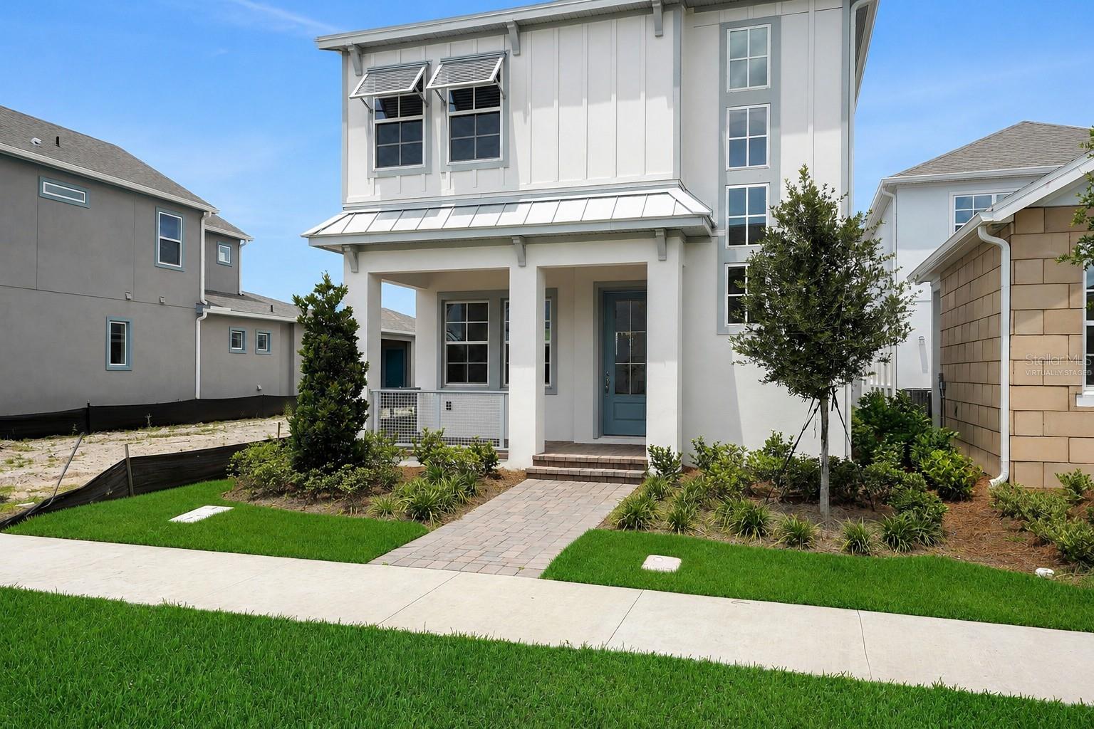Virtually Staged. Welcome to this beautifully designed 4 bedroom, 3.5-bath single-family home in the heart of Laureate Park at Lake Nona. With 2,145 square feet of thoughtfully planned living space, this home offers comfort, versatility, and modern style in one of Orlando’s most vibrant communities.The first floor offers an open design concept with a spacious family room which flows into a cozy dining area, which creates a welcoming space for entertaining and everyday life. As you make your way to the back covered lanai, you will find a Casita with a full bedroom and bathroom perfect for guests or a home office. The rear-load garage enhances curb appeal and maintains a clean, modern exterior.Upstairs, you'll find 2 secondary bedrooms, a spacious loft area that's perfect for a playroom or home office—offering flexible space to suit your lifestyle. In addition, the second floor features a spacious primary suite and spa-like bath.Located just minutes from Lake Nona’s top-rated schools, Medical City, and a variety of dining, shopping, and recreational options, this home combines thoughtful design with unbeatable location.