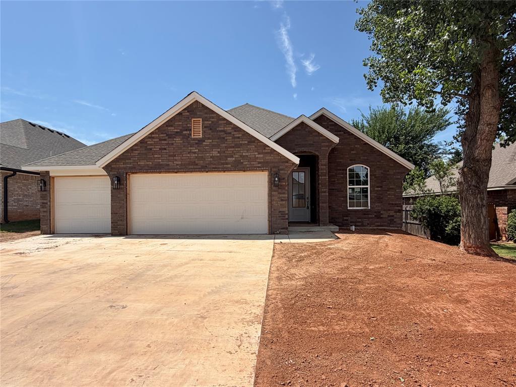 Located in the desirable Summit Lakes community in Norman, this new construction home offers convenient access to the University of Oklahoma, Lake Thunderbird, I-35, and nearby shopping and dining. The neighborhood features lakes, walking and biking trails, a basketball court, soccer field, playground, and picnic areas, providing a variety of outdoor amenities.The Rowan floor plan features 4 bedrooms and 2.5 bathrooms with an open-concept layout designed for both functionality and comfort. Interior highlights include 10-foot ceilings and custom woodwork throughout. The living room flows seamlessly into the kitchen, which includes a large center island, cabinetry to the ceiling, built-in appliances, a vent hood over the cooktop, a butler’s pantry, and modern finishes.A private study offers a quiet, dedicated space ideal for working from home or added flexibility, set apart from the main living areas for enhanced privacy.The primary suite provides a comfortable retreat with a spacious walk-in closet, while additional bedrooms offer flexibility.Smart home features include an Ecobee thermostat with app control, Deako light switches, garage door opener, and front door keypad entry. A built-in safe room adds additional security.Exterior and additional features include a covered back patio, 3-car garage, storm shelter, full fencing, blinds, and a sprinkler system.This home offers a functional layout, upgraded features, and a convenient Norman location.