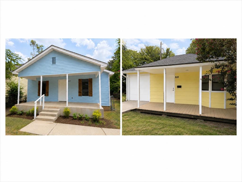 Rare opportunity to own TWO updated homes on one lot! Perfect for investors, multigenerational living, or owner-occupants looking for built-in income potential.513 S. Carter offers approximately 1,200 sq. ft. with 2 bedrooms, 2 full bathrooms, spacious living areas, luxury vinyl flooring, fresh paint, updated lighting, and a beautifully updated kitchen. Vacant and ready to show.810 E. Apache offers approximately 650 sq. ft. with 2 bedrooms, 1 bathroom, a comfortable layout, and is occupied by a long-term tenant. 24-hour notice required for showings.Both homes are move-in ready with tasteful updates, colorful curb appeal, and a large storage shed. A rare turnkey opportunity with endless possibilities!