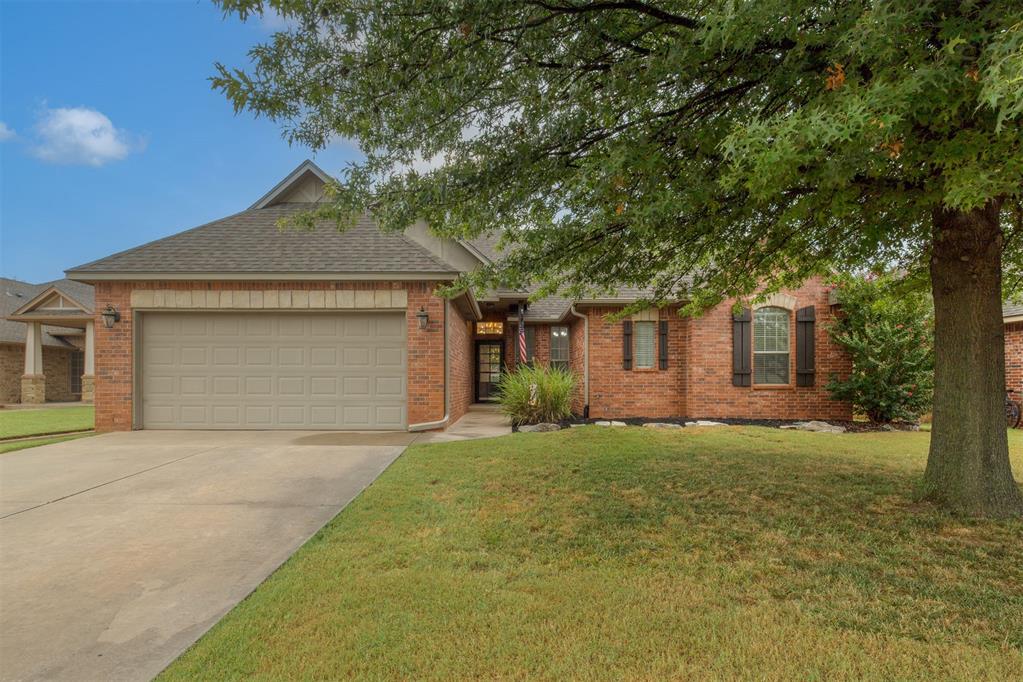 Charming Home in the Heart of West Edmond! This home boasts huge floor-to-ceiling windows in the living and dining areas, providing peaceful views of the expansive backyard and allowing natural light to flood the interior. Step outside to a large covered back patio, perfect for entertaining guests or enjoying a peaceful evening. This home sits on a generous quarter-acre lot, offering ample space for outdoor activities and hosting family gatherings. The backyard is very well-maintained with a mature tree for shade and a storage shed for all of your yard or gardening tools.  

Retreat to the serene primary suite, complete with a quaint sitting area, direct access to the private back patio and more large windows bringing in sunlight. It's the perfect spot to unwind and enjoy your morning coffee or an evening read. The primary suite features a spacious walk-in closet that is a dream come true for any organizer. It comes equipped with an abundance of shelves and organizational racks, allowing you to arrange your wardrobe with ease. 
Location! Location! Location! Nestled on a dead-end street with low traffic, this home offers peace and privacy while being in the center of everything. Enjoy the convenience of living close to a wide variety of restaurants and coffee shops with multiple options just minutes from your doorstep. Quail Springs Mall and Highland Park shopping center are minutes away as well. 

High Effeciency two stage HVAC unit was installed in 2024, all new interior doors and the home has been freshly painted throughout. Kitchen features a very spacious pantry with ample amounts of shelving, a gas range, and a new kitchen sink. Interior laundry room with updated tile and cabinets, making the space more funcational. 
Experience the perfect combination of comfort and convenience in this move-in-ready gem. Come see for yourself!