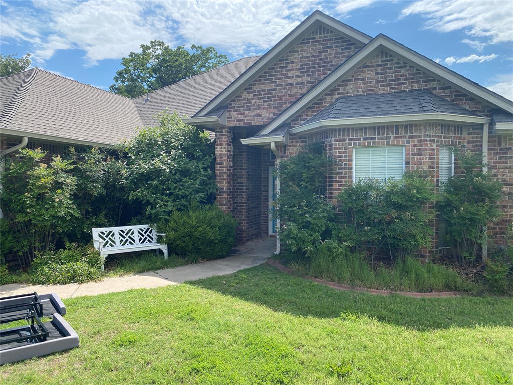 Minutes from I-35, this is a comfy home of 3 bedrooms, 2 bathrooms and a spacious office.  The split plan separates the owner's suite from guest bedrooms, and there is more than adequate storage throughout, including a built in desk and cabinetry in the office.  There is a separate dining room, and the kitchen has a breakfast bar as well.   The large 3 car garage has heat and air, and an inground storm shelter in the third car area. The back yard boasts a 20X26 shop on a concrete foundation with one overhead opening door and one side walkthrough door. The home is being sold as is.  Inspections are welcome, but Seller will not be making repairs.