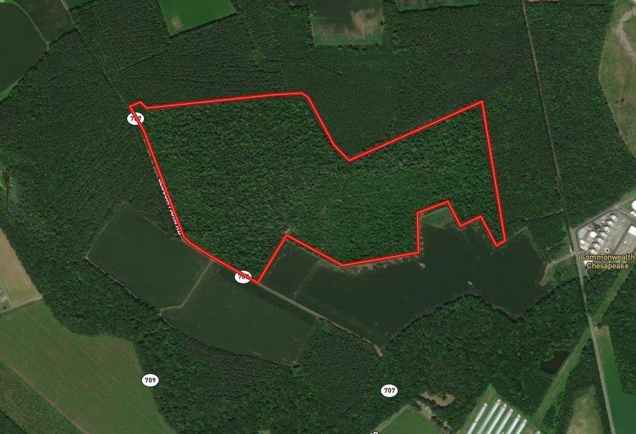 151.9 acres of timber enrolled in the Wetland Reserve Program (WRP) in 2012 located just over the MD/VA border in New Church, VA. The perpetual WRP easement conserves the land as prime upland and wetland habitat while still allowing the owner to manage and enjoy the property within the framework of their conservation plan. Trail access begins at the northwest boundary and extends throughout the tract. Excellent property for whitetail and turkey hunting with great wildlife habitat already in place. All Easement documents available through listing agent.  Do not enter property without permission from The Land Group.