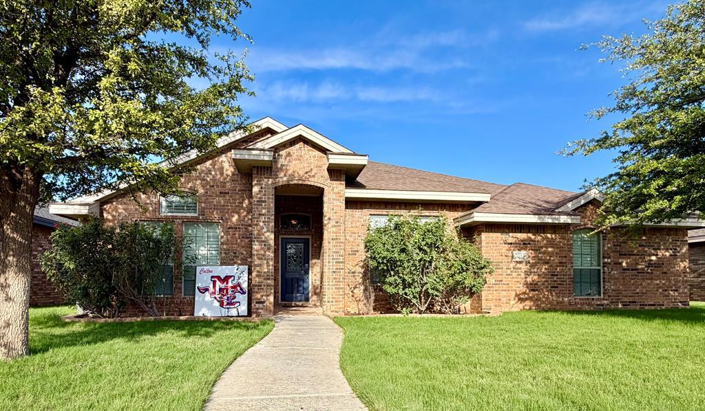 TIRED OF LOOKING AT COOKIE CUTTER HOMES?  THIS BEAUTIFUL CUSTOM BUILT MISSION ESTATES HOME IS MOVE-IN READY!  SPACIOUS OPEN FLOORPLAN, GRANITE COUNTERS, CROWN MOLDING, PLANTATION SHUTTERS THROUGHOUT, ROOMY KITCHEN WITH BEAUTIFUL CUSTOM CABINETRY, LARGE LIVING AREA, PRIMARY BATH HAS HUGE WALK-IN CLOSET, 3 ADDITIONAL BEDROOMS HAVE WALK-IN CLOSETS, BAMBOO FLOORING IN LIVING AREA & ALL BEDROOMS, BIG BACKYARD W/OPEN & COVERED PATIOS, PERGOLA, GAS LOG FIREPLACE, AUTO SPRINKLERS & REAR ENTRY GARAGE.