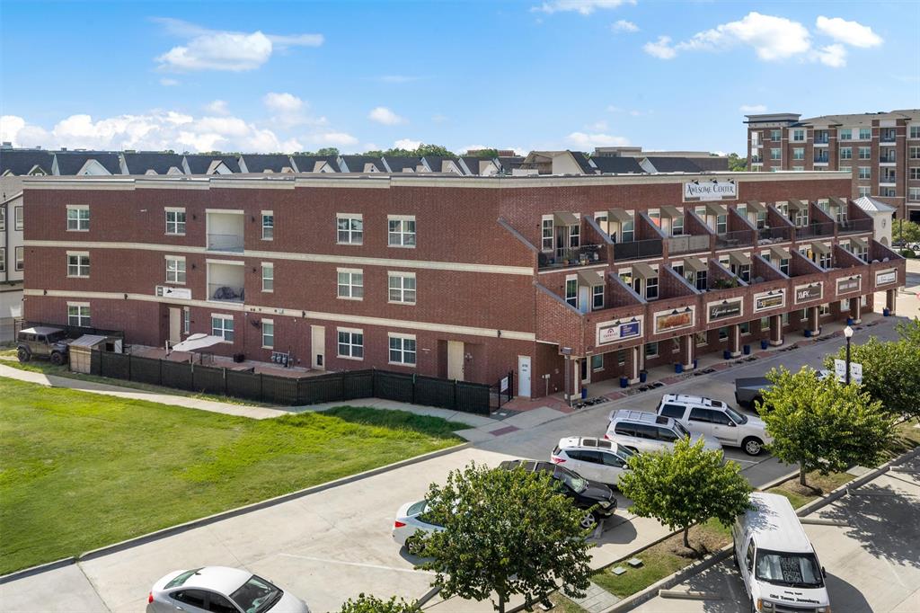 Experience penthouse living in this extraordinary New York-style urban residence, custom designed as the developer's personal home. Occupying the premier top-floor position, this one-of-a-kind residence stands apart as the signature residence of the development, blending sophisticated design with elevated craftsmanship. Located in the heart of Lewisville's vibrant Old Town District, this exceptional residence is part of a premier mixed-use development surrounded by destination dining, live music, boutique shopping & vibrant entertainment. Every detail reflects thoughtful planning, timeless style & uncompromising quality. The open-concept floorplan is designed for effortless entertaining with a stunning chef's kitchen, spacious living area & dedicated dining room enhanced by abundant natural light & upscale finishes. A PRIVATE RESIDENTIAL ELEVATOR PROVIDES CONVENIENT ACCESS, WHILE THE PRIVATE 2-CAR GARAGE OFFERS SECURE PARKING & ADDITIONAL STORAGE. The intelligently designed layout separates the entertaining spaces from the private living quarters. All three bedrooms feature luxurious ensuite baths, providing exceptional comfort & privacy for family & guests. Perfectly positioned in walkable Old Town District, you'll enjoy year-round festivals, acclaimed restaurants, art galleries, coffee shops, live entertainment & boutique retail just outside your door, creating an unmatched lifestyle. Looking for the ultimate live-work opportunity? An exceptional 2,071 SF commercial office or retail condominium on the first floor is also available for purchase, along with an additional luxury residential condominium within the building. PRIVATE GARAGE & ELEVATOR shown on the floor plan serve the residential residences & will be separated from commercial space unless purchased together. Seller is the original developer & builder of the mixed-use project & surrounding residential communities, offering a rare opportunity to own one of Old Town's most distinctive luxury residences.