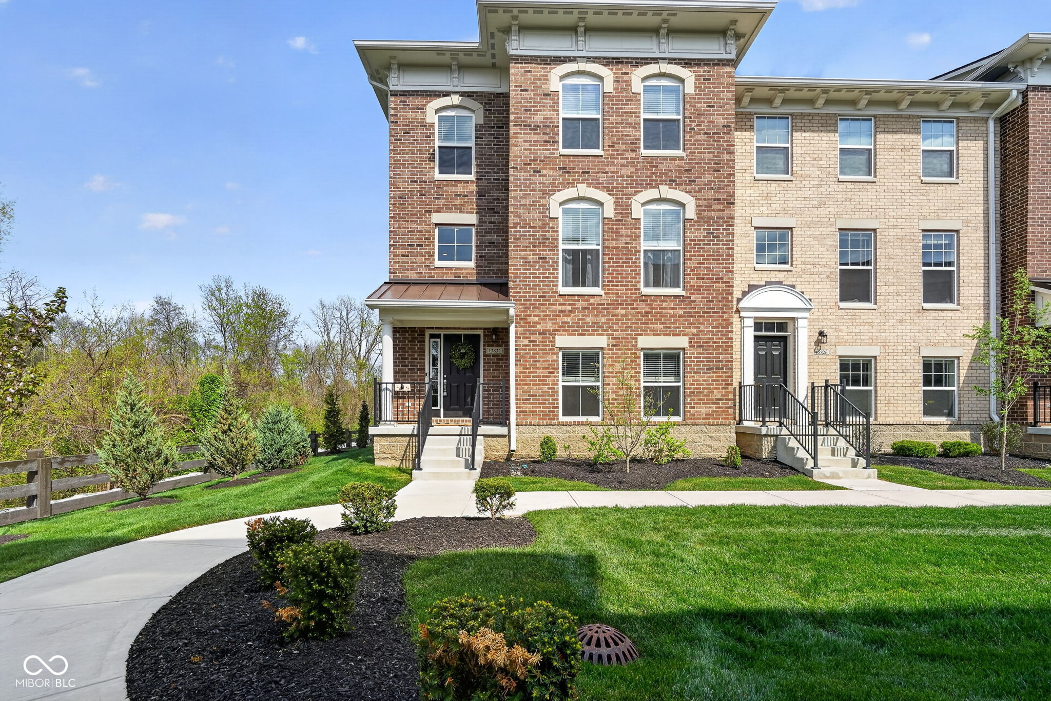 Hello Monon!!! This stunning property lets you enjoy your morning coffee with views without the downtown Carmel price tag! Enjoy the immediate access to the Monon right out your backdoor for a quick run to Clay Terrace for some shopping or a quick 20 minute walk to downtown Carmel for dinner. Either direction you take you cannot lose with this amazing property at a fabulous price! Huge lower level rec room complete with wet bar to make your own gym, private office or even another bedroom; the possibilites are endless! On the main floor you have a separate living room (currently used as an office), stainless steel kitchen with island space for everyone and a breakfast area with more than enough seating for all your family and friends. The first floor is complete with the great room and its centerpiece of a fireplace. Upstairs the primary bedroom features large walk in closet, huge walk in shower and double bowl vanity. Walk no further than out the door of your bedroom for the convience of upstairs laundy. The upstairs is finished with 2 other large secondary bedrooms. This house has been updated with so much taste showcasing beautiful wallpaper accents and stunning color choices throughout and not to mention the breathtaking lighting and other accents that have been updated. This home is truly ready to move in and make your own.