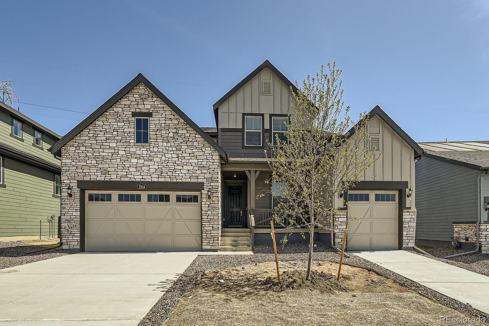**Contact Lennar today about Special Financing for this home - terms and conditions apply**

Available NOW!

This beautiful 3882 Sq. Ft., 5 Bedroom, 4.5 bath home features a convenient Next Gen® suite with a private entrance, living room, kitchenette, bedroom, bathroom and 2 + 1 car garages and unfinished basement for future expansion. The first floor of the main home is host to the open-concept living and dining space, while the second level is occupied by three bedrooms a spacious loft and owners suite. A generous covered deck spans the rear. The unique Superhome floor plan is a revelation for multi-generational families, or can function as the perfect live/work environment. Lennar’s Everything’s Included package means beautiful finishes and features are standard, including quartz countertops throughout, vinyl plank flooring, stainless steel appliances, a full unfinished basement, and more. Photos and walkthrough tour are of model only and subject to change.