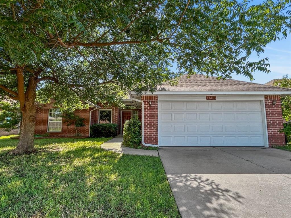 Welcome to 17413 Platinum Lane! Did somebody say $14 electric bill?!?!?!

This home is energy efficient and features so many upgrades including solar panels which will save you hundreds of dollars each month on your electric bill, new Andersen windows, a Rainsoft water filtration system, water softener, and a storm shelter to give you peace of mind with unpredictable Oklahoma weather.

This beautifully maintained 3-bedroom, 2-bath home offers 1,852 square feet of stylish comfort nestled in a quiet, established neighborhood within award-winning Edmond Public Schools, this home offers both comfort and convenience just minutes from top-rated schools, shopping, restaurants, and major highways. 

If you are not a fan of open concept floor plans, this is the home for you! Step into a spacious, warm and inviting living space featuring a cozy two-way fireplace — perfect for relaxing evenings or entertaining guests. A study/flex space is also located near the entry way. The kitchen features stainless steel appliances, including the refrigerator, a snack bar, and granite countertops. The dining room is connected to the bonus living space with fireplace, perfect for family dinners and special occasions.

The spacious primary suite is a true retreat, with its own private covered patio, MASSIVE walk-in Australian closet, and a spa-like bath featuring a separate whirlpoor tub and walk-in shower.

Enjoy the large backyard under one of the two covered patios, ideal for outdoor fun, pets, or gardening!

The neighborhood features a greenbelt/pond surrounded by a concrete walking path, and a play set for kids!

Don’t miss this move-in ready gem that blends charm, comfort, and convenience! Schedule a showing today!