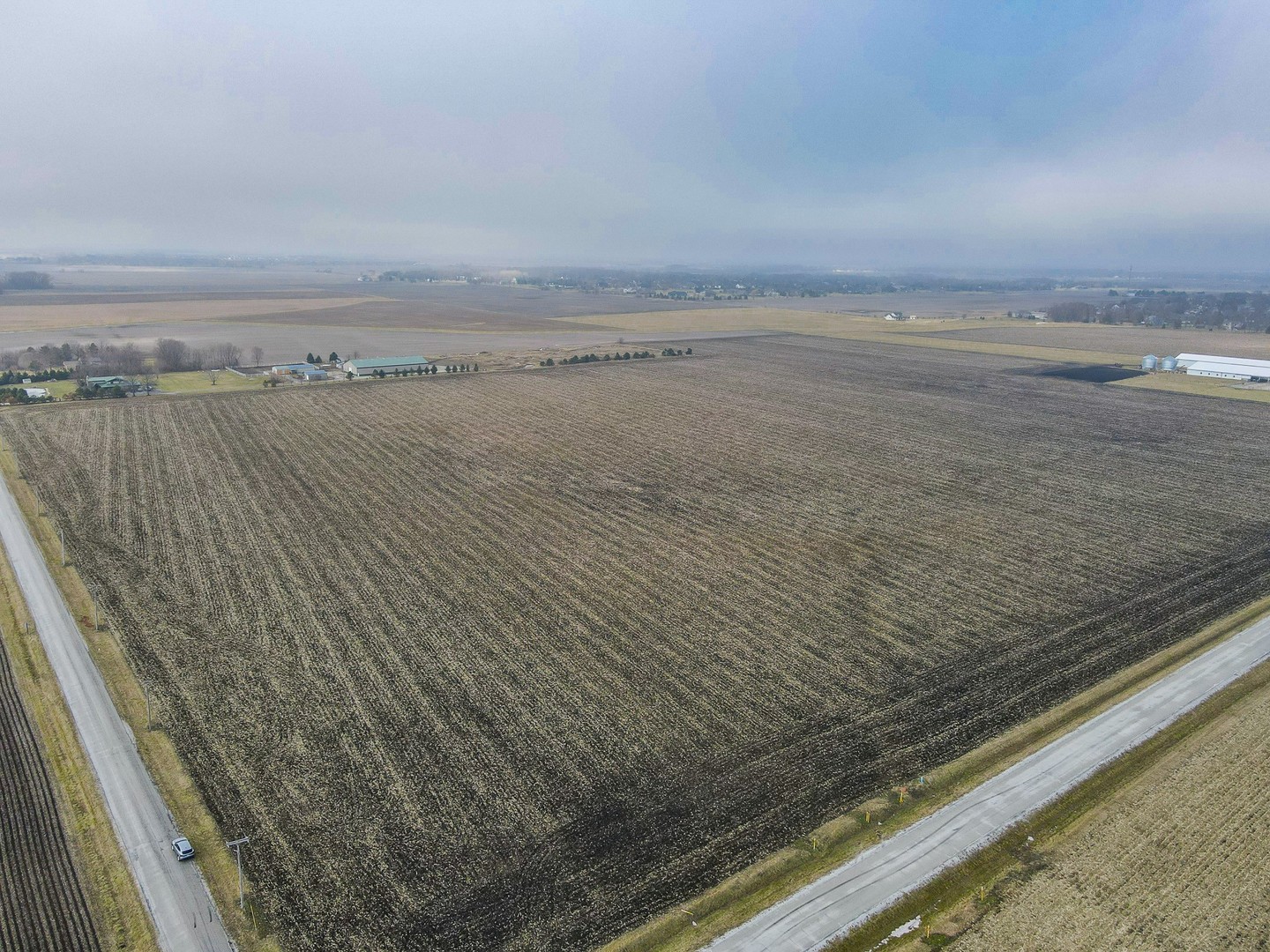 Very nice square 258 acres of high productive farm land at 34N R11E section 12 in Manhattan township.