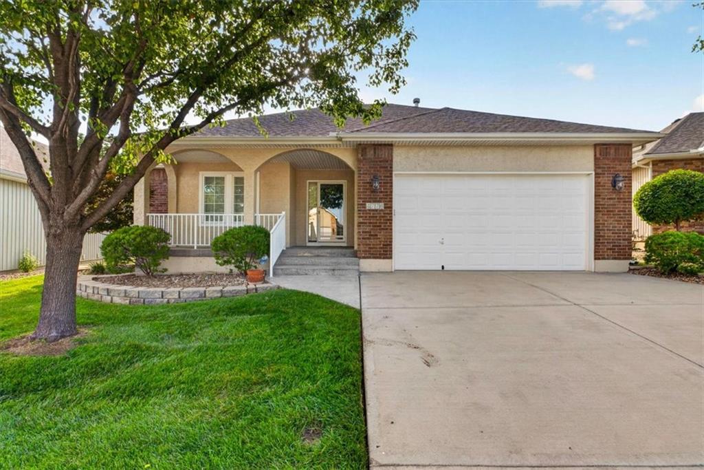 Welcome to The Fountains at Raintree, a highly desirable maintenance-provided 55+ community! This immaculate, one-owner ranch home is move-in ready and offers an inviting open floor plan designed for comfortable everyday living and effortless entertaining.The spacious living room is the heart of the home, featuring large windows that fill the space with abundant natural light. The centrally located kitchen flows seamlessly into both the living and dining areas, making it ideal for gatherings. Just off the kitchen, you'll find a generously sized laundry room.The large primary bedroom creates a spacious retreat. There are 2 additional main-level bedrooms that offer privacy for guests or a home office, while the well-appointed guest bath is both stylish and functional.Step outside to the impressive screened porch just off the dining room—perfect for enjoying your morning coffee or relaxing evenings in comfort PLUS an additional covered patio perfect for grilling and entertaining!The two-car garage provides plenty of room for vehicles, hobbies, and additional storage. The full unfinished basement offers endless possibilities, with space for future bedrooms, a family room, workshop, and abundant storage. It's also stubbed for a future bathroom, making expansion even easier.Situated on a beautifully maintained, generously sized lot, this home combines low-maintenance living with exceptional space and functionality. Conveniently located near shopping, dining, and major highways, this is an outstanding opportunity to enjoy easy living in one of the area's most sought-after 55+ communities.  Your lawn care, irrigation, snow removal, and trash are all covered by the HOA, while enjoying all the amenities of Raintree Lake, including the private 235-acre lake with pontoon rentals, a zero-entry Olympic-sized pool, over 7 miles of walking trails, and two clubhouses. Don't miss your chance to call this exceptional home your own!