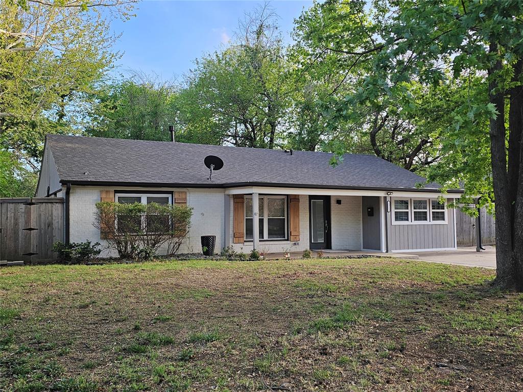 Spacious 4-bedroom split-plan home in Southwest Norman offering updated features and exceptional living space. The extra-large living area includes vaulted ceilings and a fireplace, creating an open and inviting central gathering space. The updated kitchen features granite countertops, stainless steel appliances, and an adjacent dining area. The primary suite includes an updated bath with a soaking tub and separate shower.Exterior features include a covered front porch, open patio, storage shed, extra parking, and dedicated RV parking. The large yard is shaded by mature trees and provides plenty of room for outdoor enjoyment. Major system updates include electrical and heat/air improvements, offering added peace of mind. A well-maintained property in a desirable Southwest Norman location.